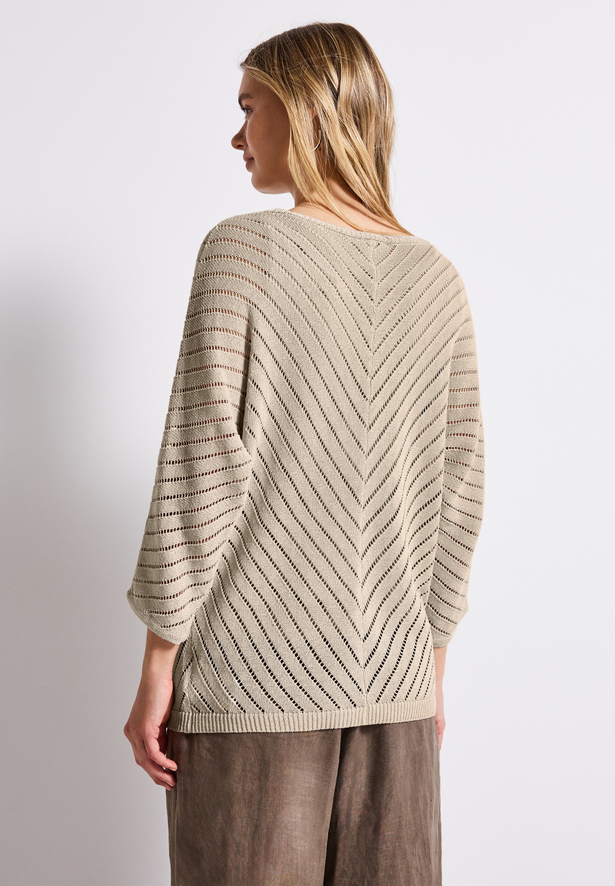 STREET ONE Strickpullover, im soften Baumwoll-Mix