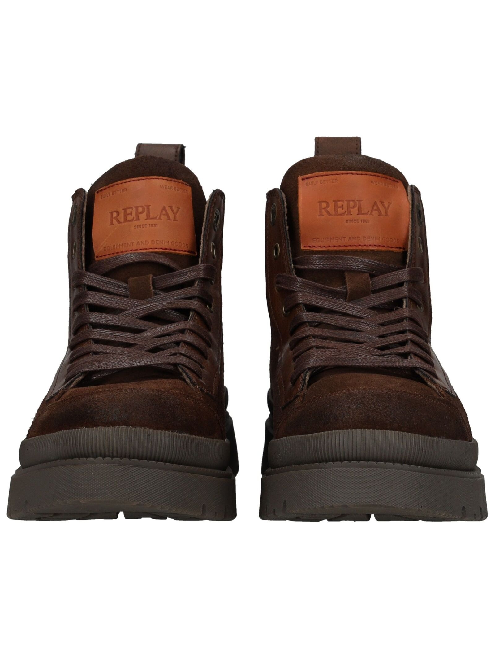 Replay Schnürstiefelette »Replay Stiefelette Veloursleder/Textil«