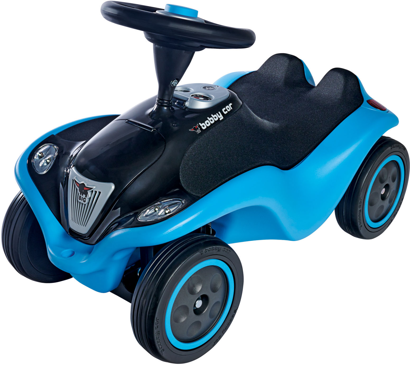 Rutscherauto »BIG-Bobby-Car NEXT, Blau«, mit Doppelscheinwerfern und Hupe, Made in...