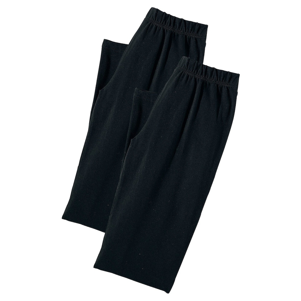 Vivance active Jazzpants, (2er-Pack), mit leicht ausgestelltem Bein, Loungewear