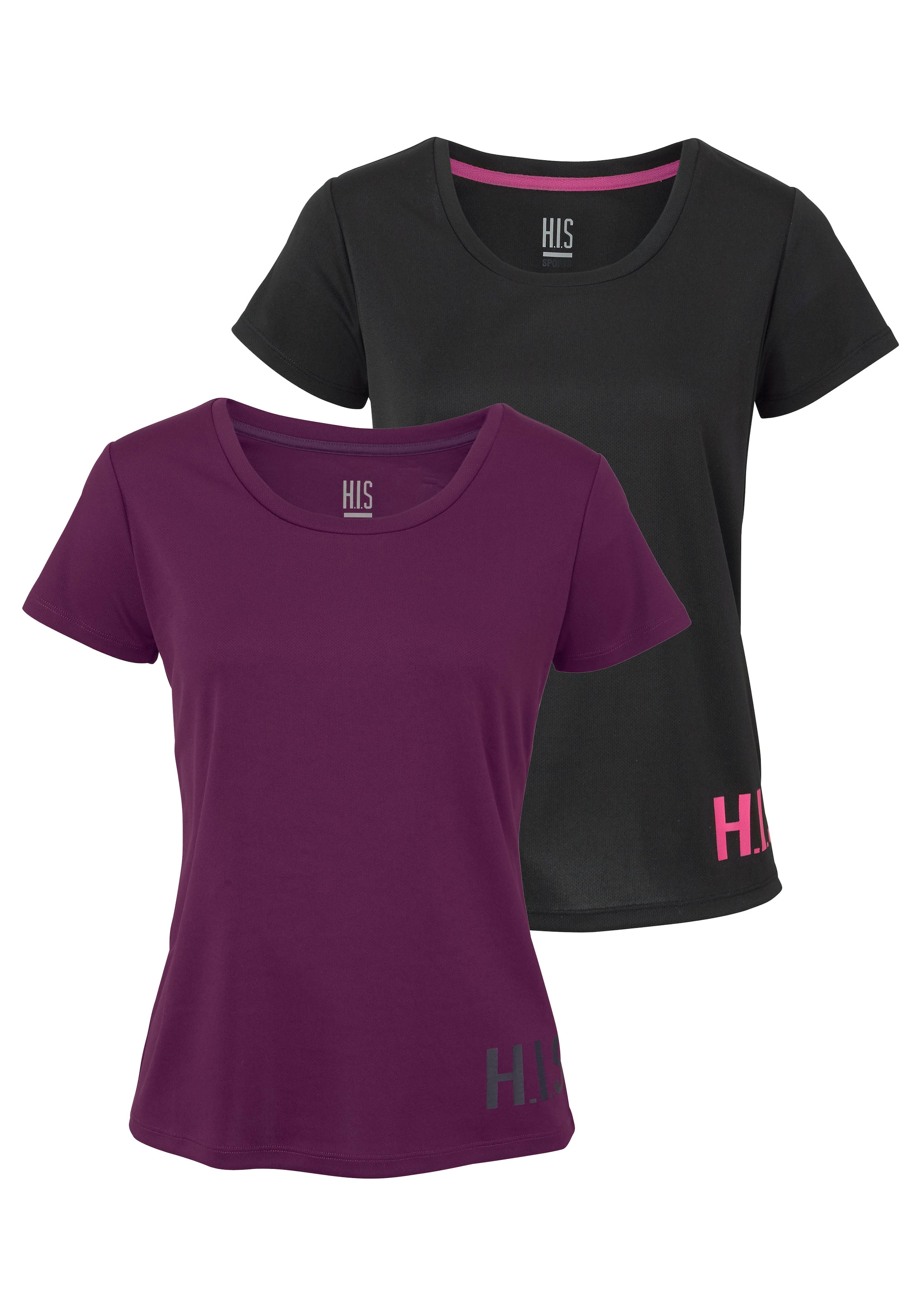 H.I.S Funktionsshirt, figurbetonter Schnitt, sportlicher Look, mit trendige günstig online kaufen