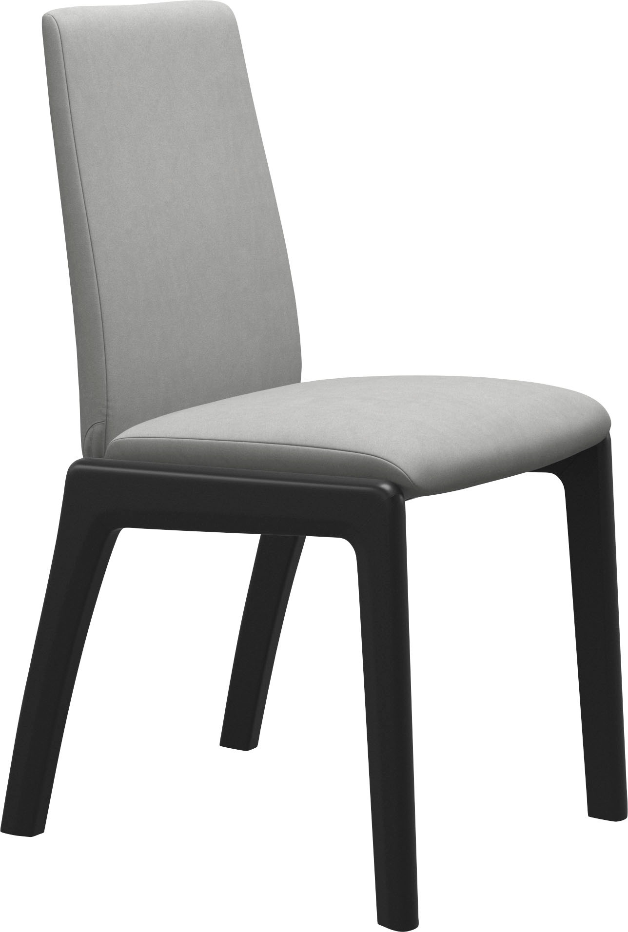 Stressless® Polsterstuhl »Laurel«, Microfaser DINAMICA, Low Back, Größe M, mit abgerundeten Beinen in Schwarz