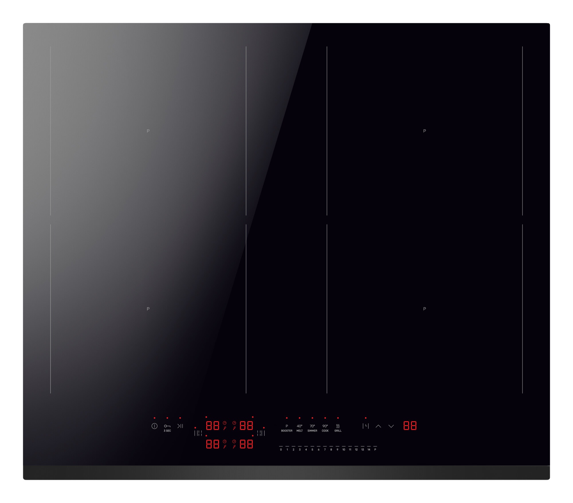 Amica Induktions-Kochfeld "KMI 776 660 F" Viel Platz und schnelle Hitze für günstig online kaufen