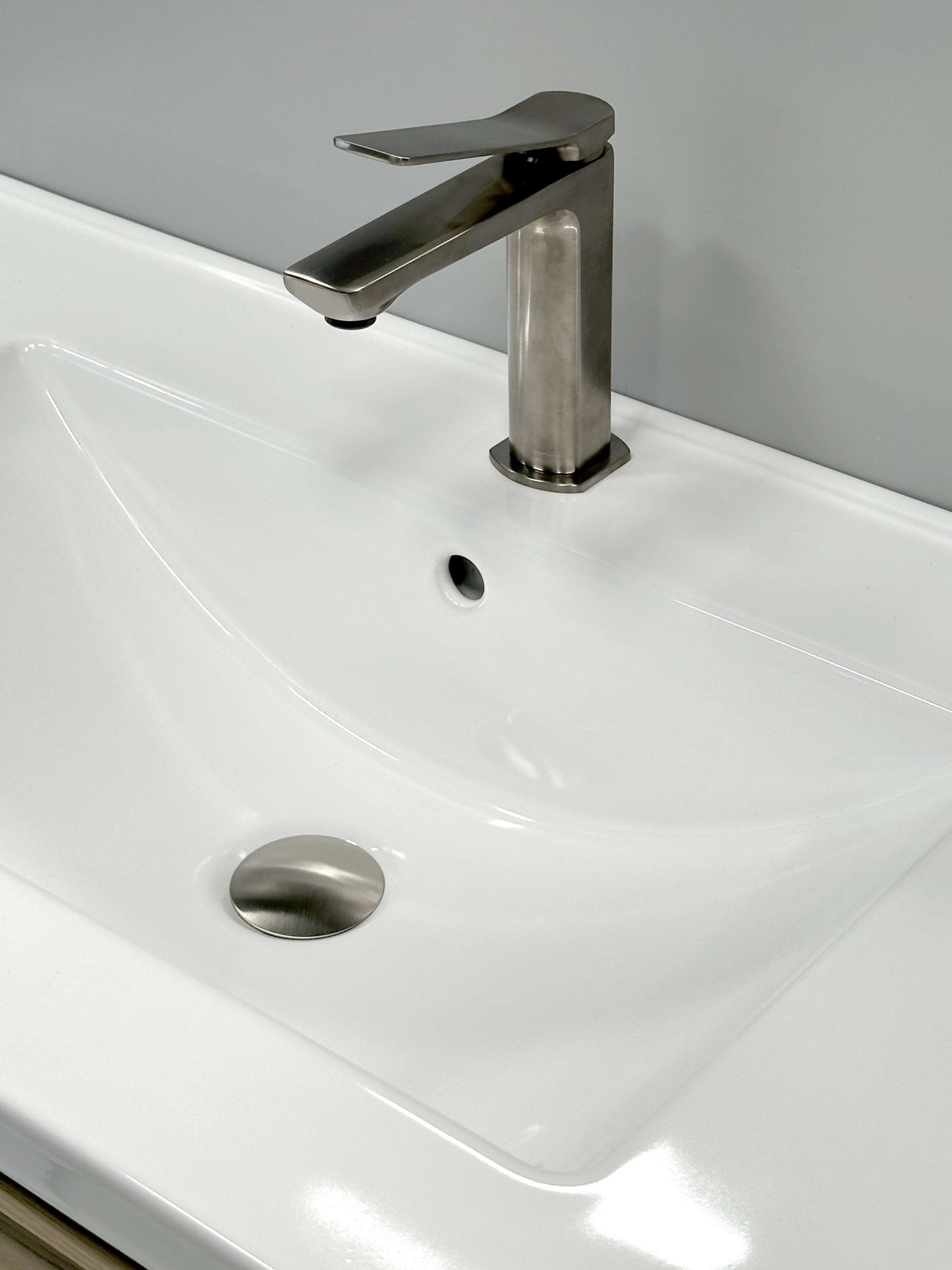 welltime Waschtisch »Only inklusive Waschbecken, Schubladen mit Vollauszug«, Badmöbel in verschiedenen Breiten, mit Soft-Close Funktion, FSC®