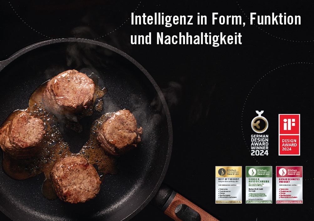WOLL MADE IN GERMANY Bräter »Eco Logic QXR«, Aluminiumguss, (4 tlg.)