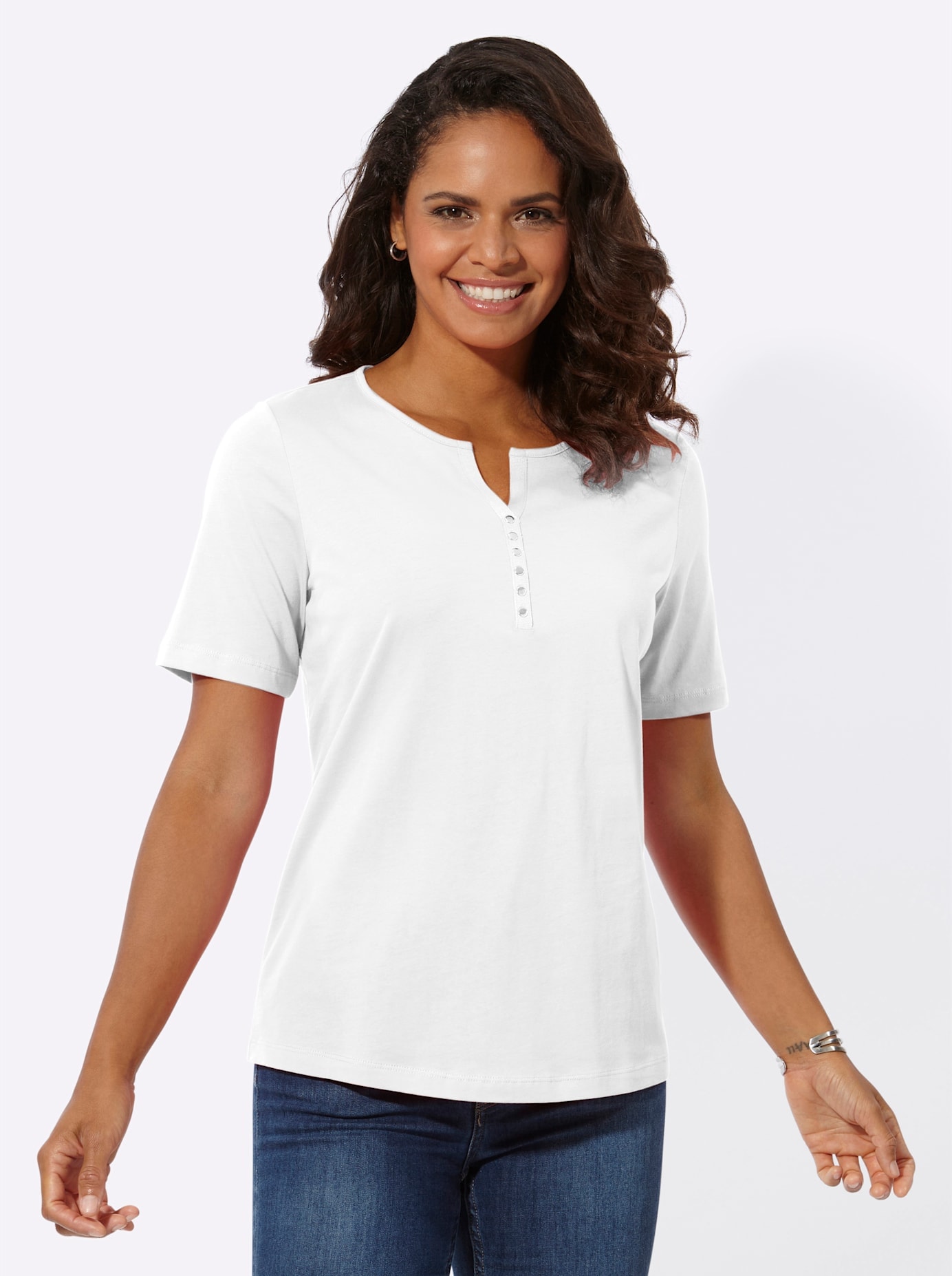 Casual Looks Rundhalsshirt "Shirt" 1 Stk. günstig online kaufen