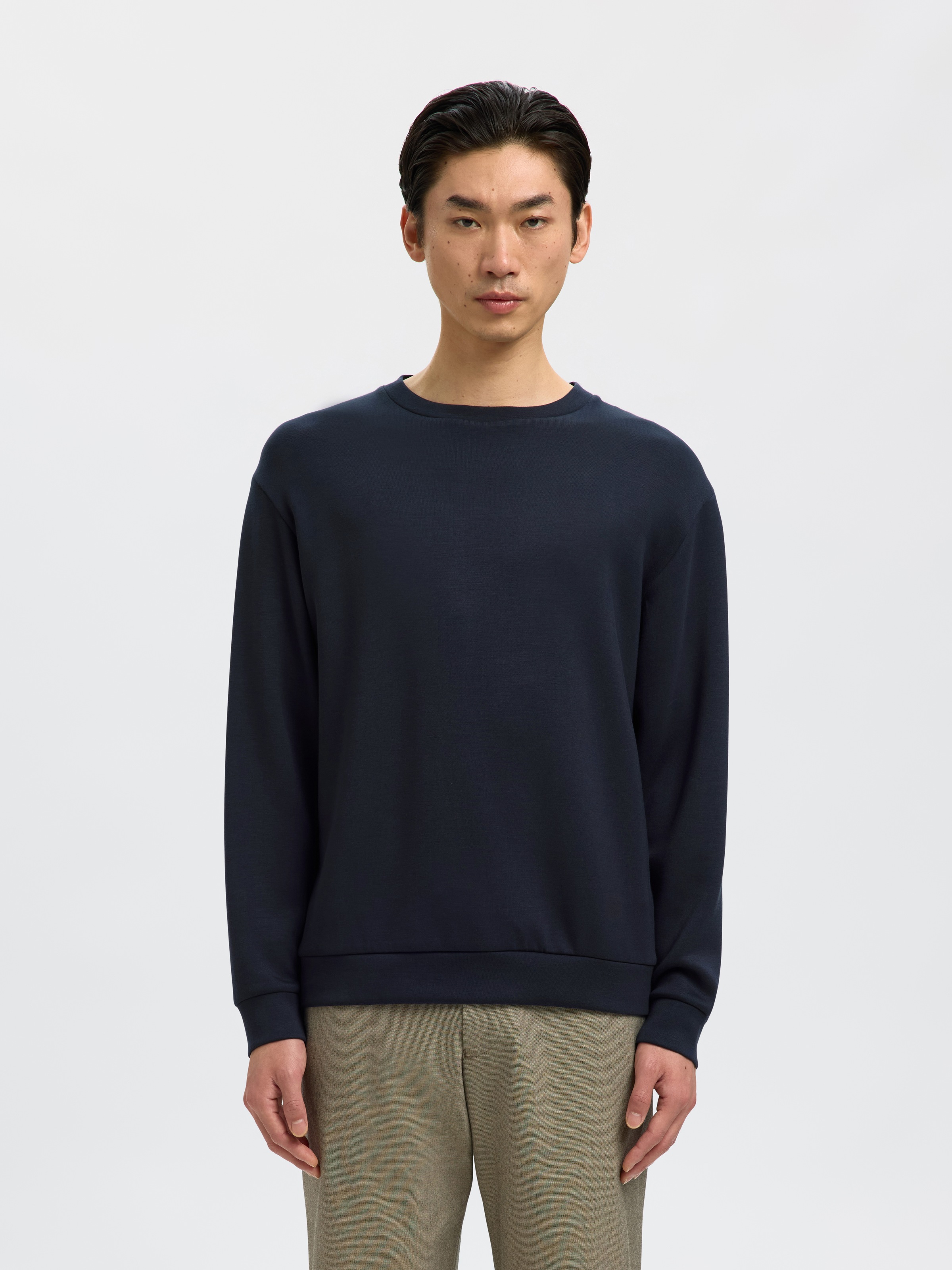 Selected Sweat-shirt Emanuel Soft Sky Captain L Homme