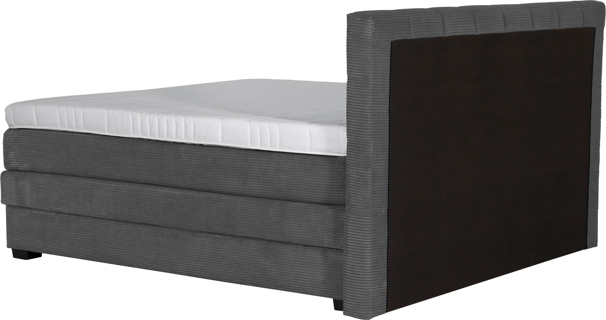 Die PlanBar Boxspringbett »OC-ON21088« inkl. Matratzen u. Bonellfederkern Unterbau, Stauraum, 160/180x200cm