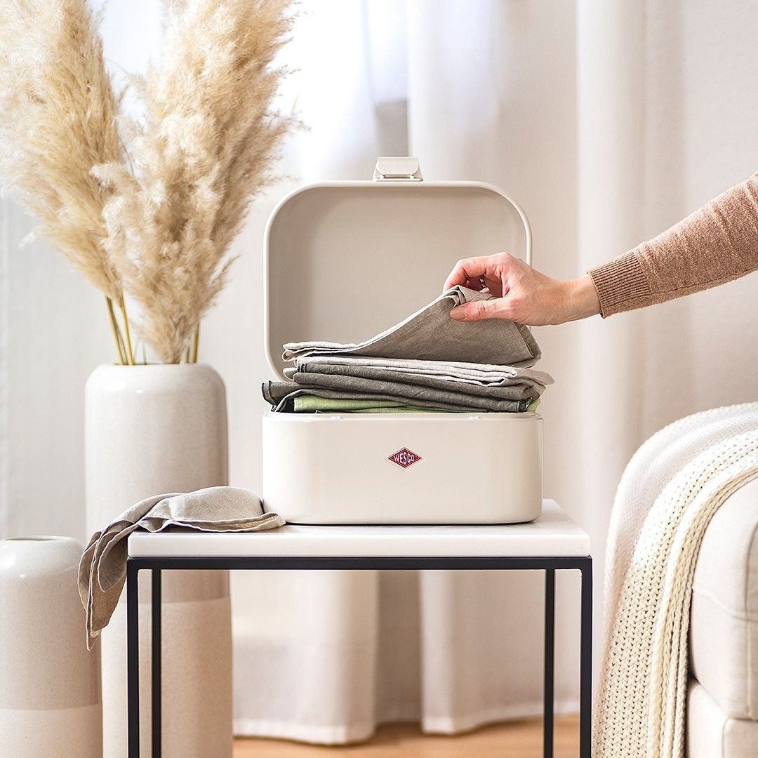 WESCO Brotkasten "Mini Grandy" 1 Stk. tlg. Metallscharniere, Gummistopper, günstig online kaufen