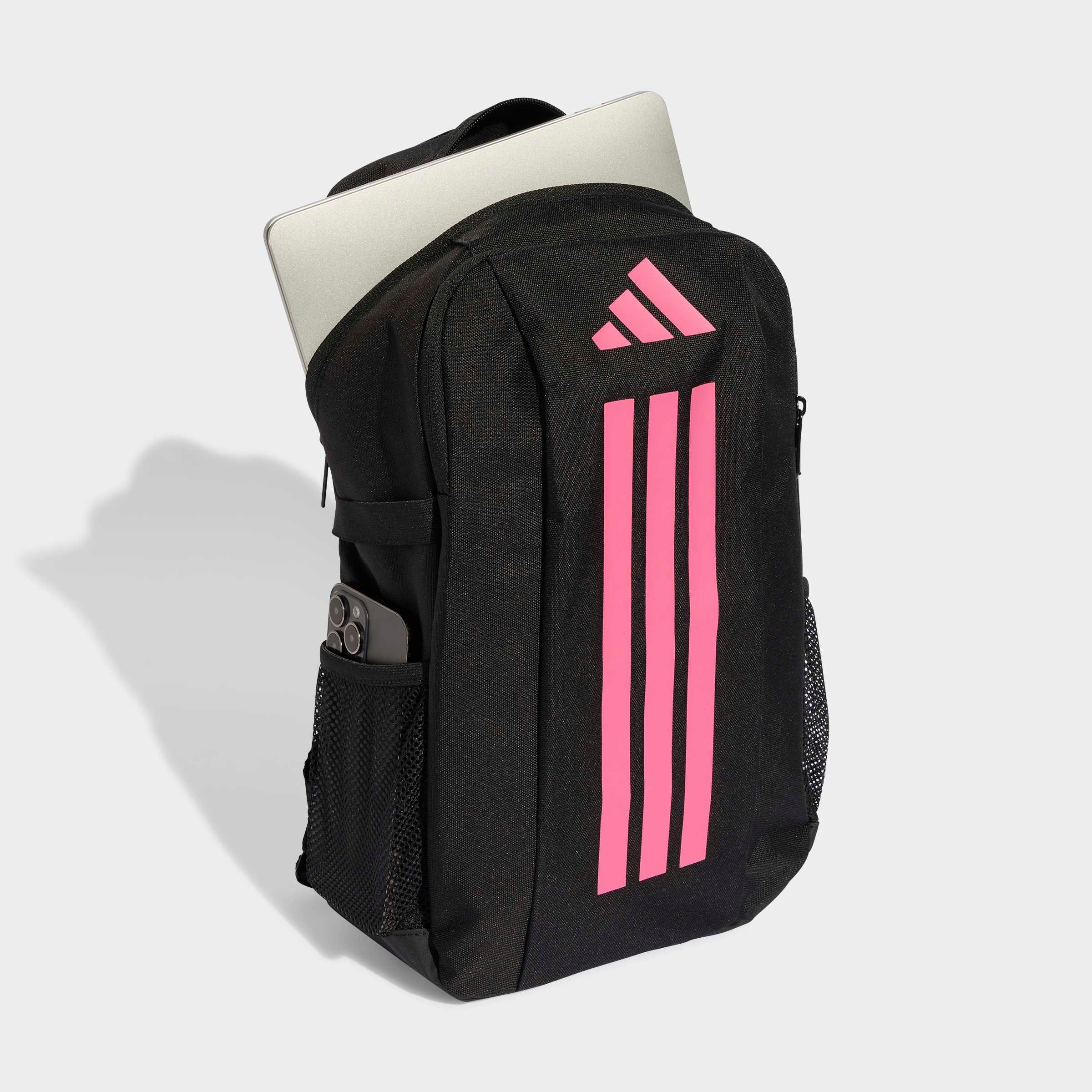 Rucksack ADIDAS PERFORMANCE "APWR KIDS", schwarz (schwarz, schwarz, pulse magenta), Rucksäcke, Kinder, Polyester, Rucksack, Rucksack für Kinder und Teens