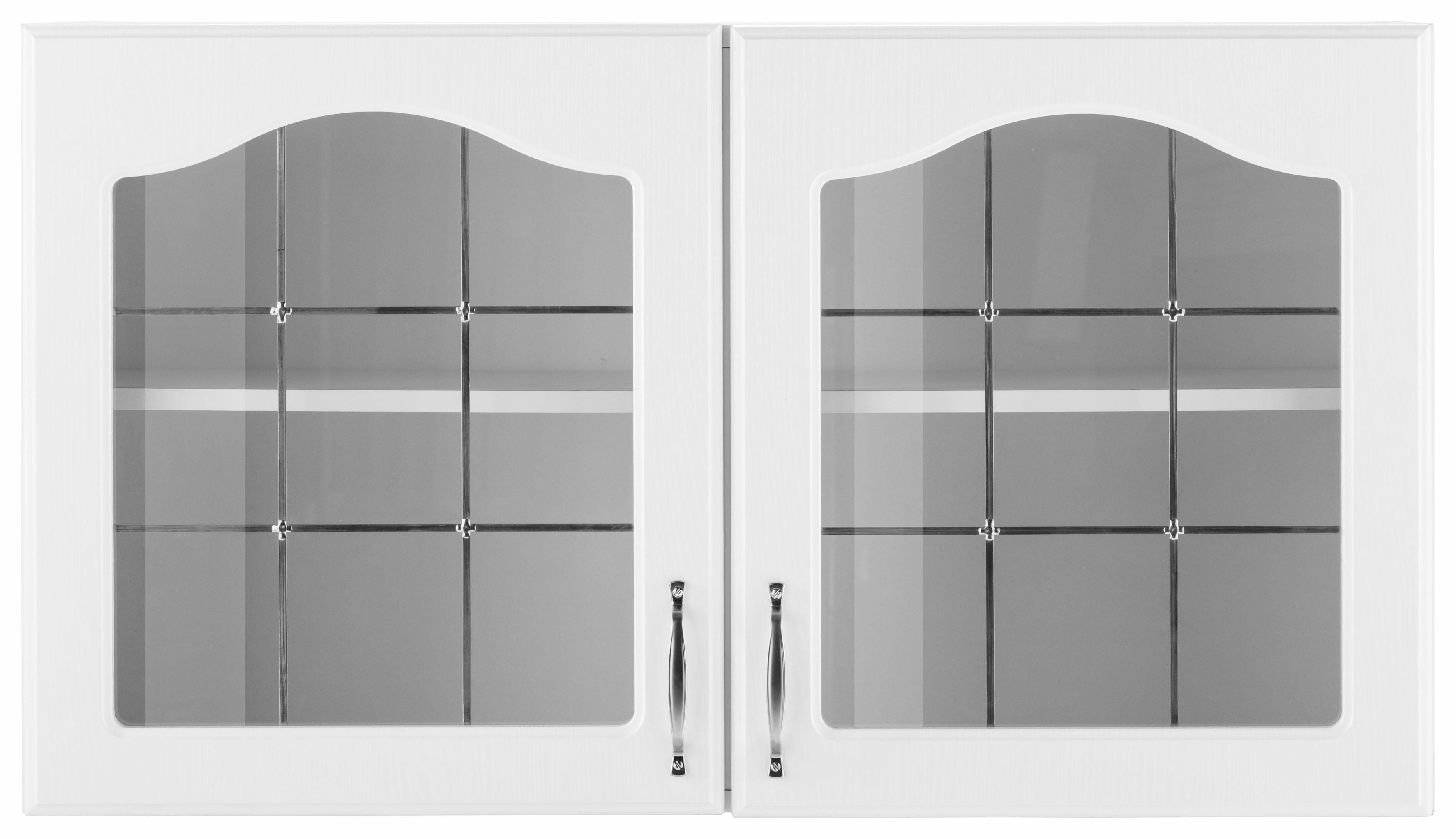 wiho Küchen 1100000002199 "Linz" 100 cm breit, mit 2 Glastüren