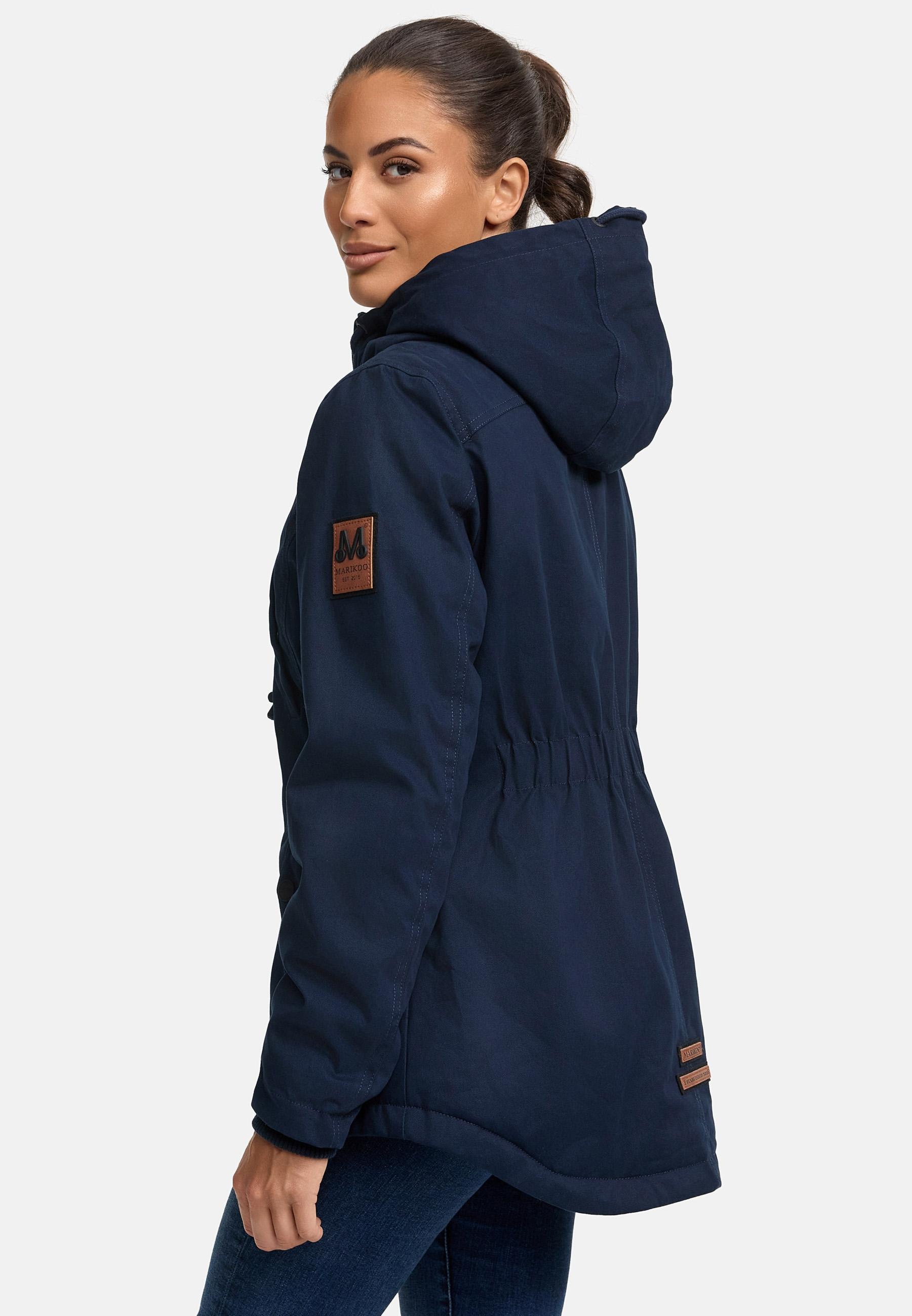 Marikoo Winterjacke »Bikoo«, mit Kapuze, sportliche Damen Outdoor Baumwolljacke mit Kapuze