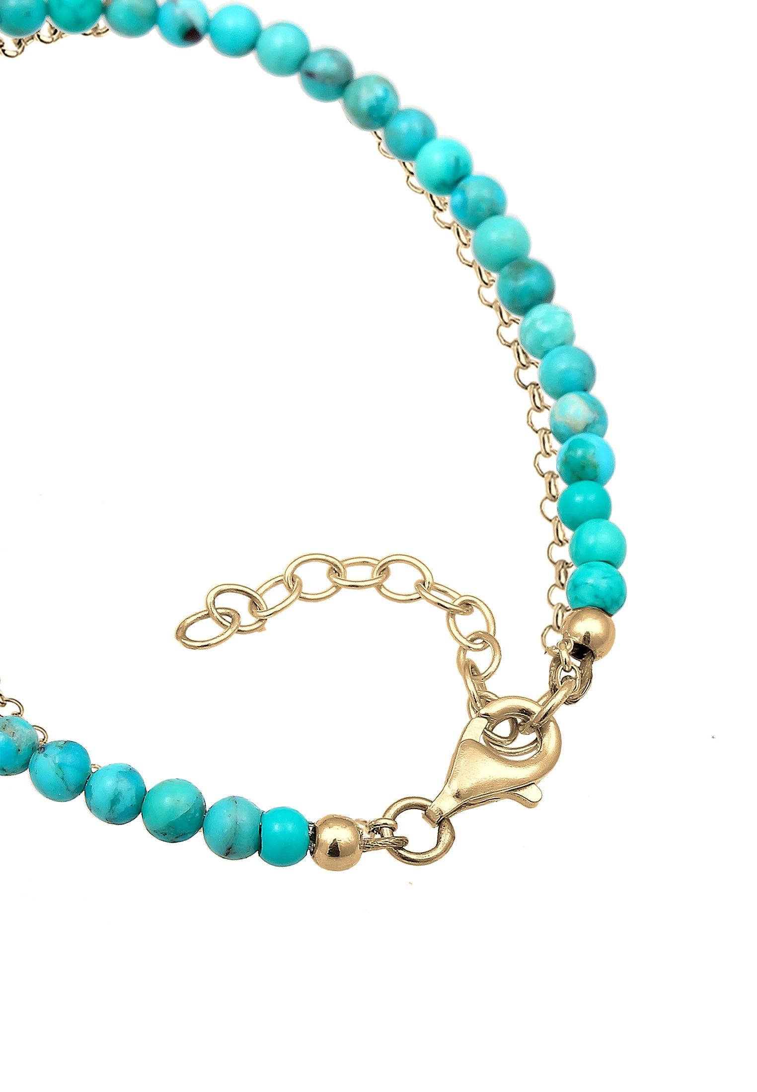 Elli Armband »Layer Howlith Edelstein Beads Boho 925er Silber«