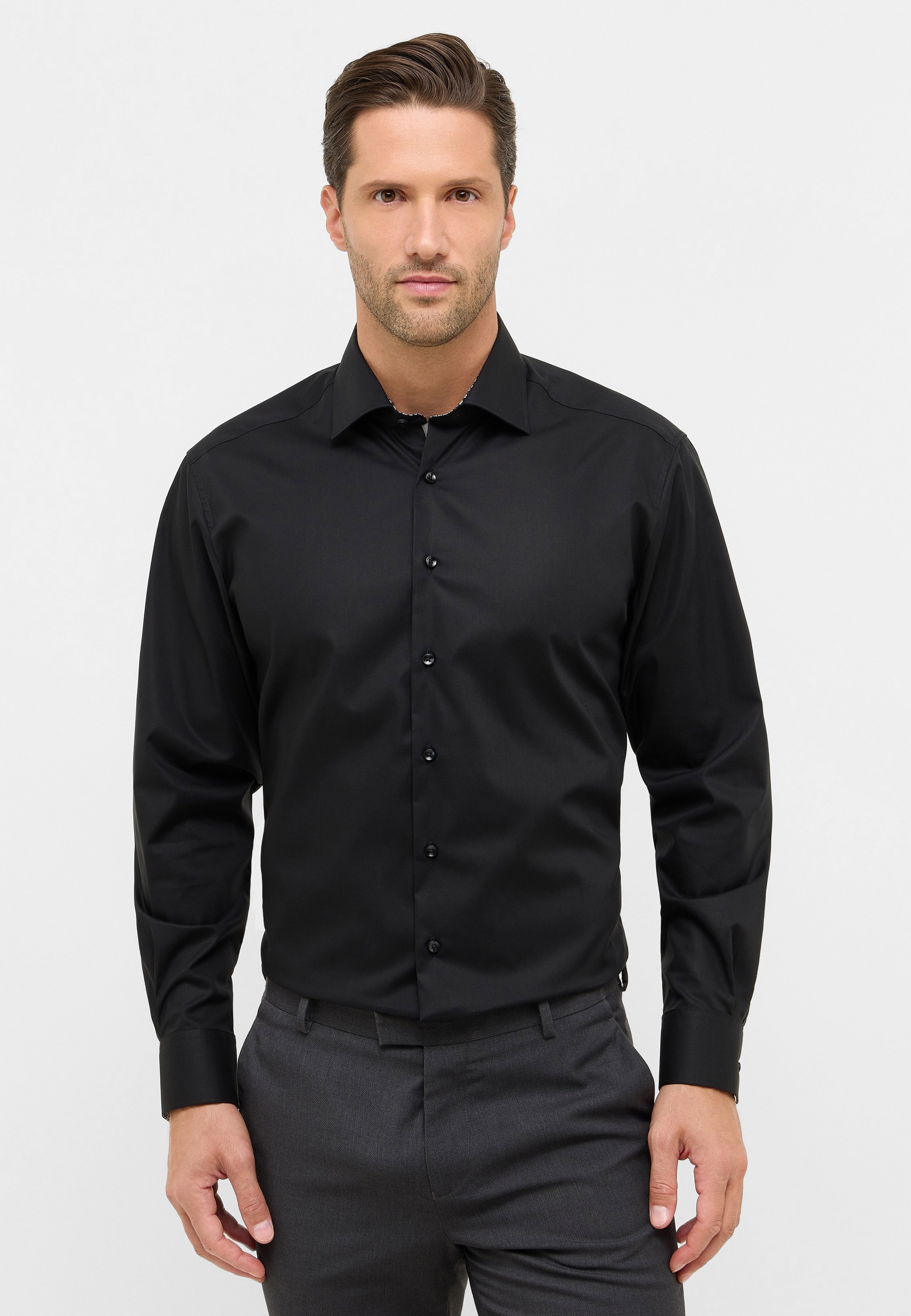 Eterna Langarmhemd "MODERN FIT", NON IRON (bügelfrei) günstig online kaufen