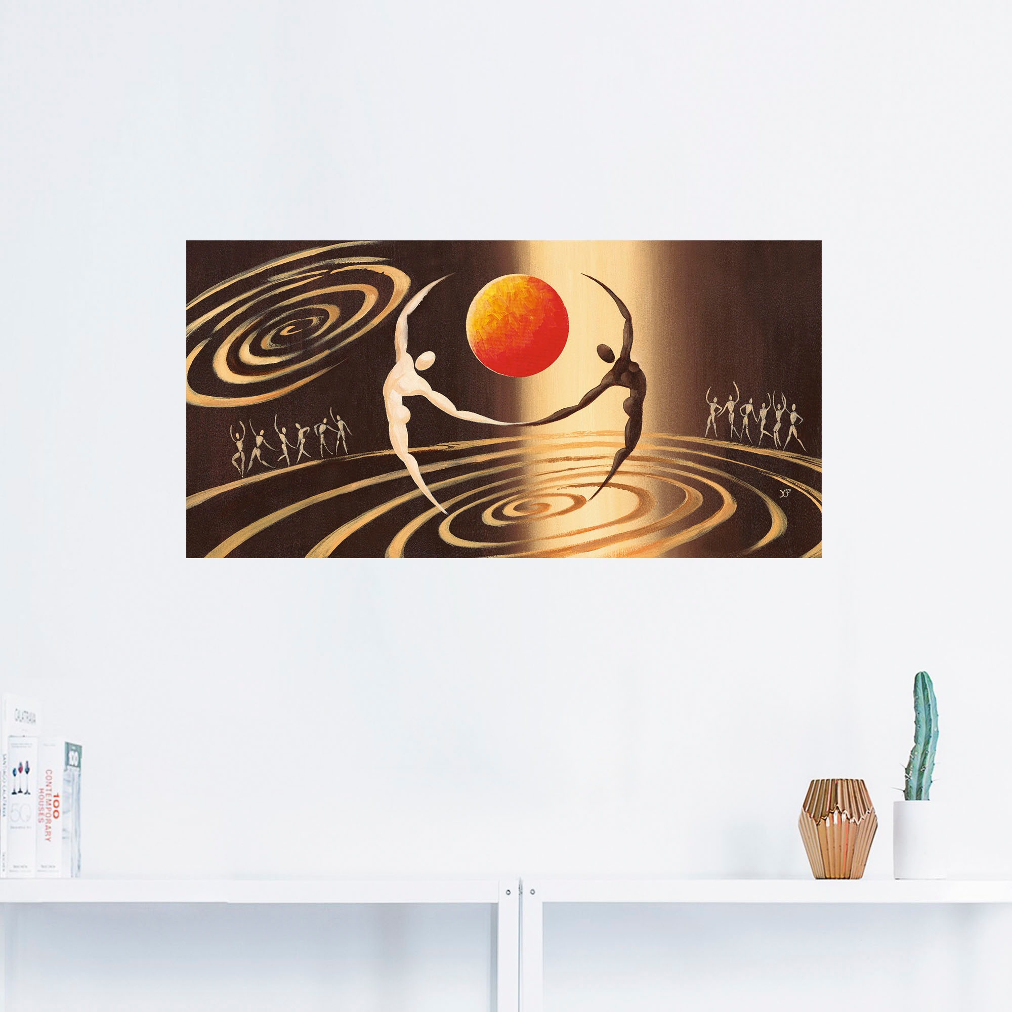 Artland Wandbild "Über dem Universum", Paar, (1 St.), als Alubild, Outdoorb günstig online kaufen