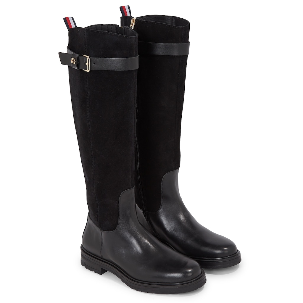 Tommy Hilfiger Stiefel »CASUAL ESSENTIAL BELT LONGBOOT«