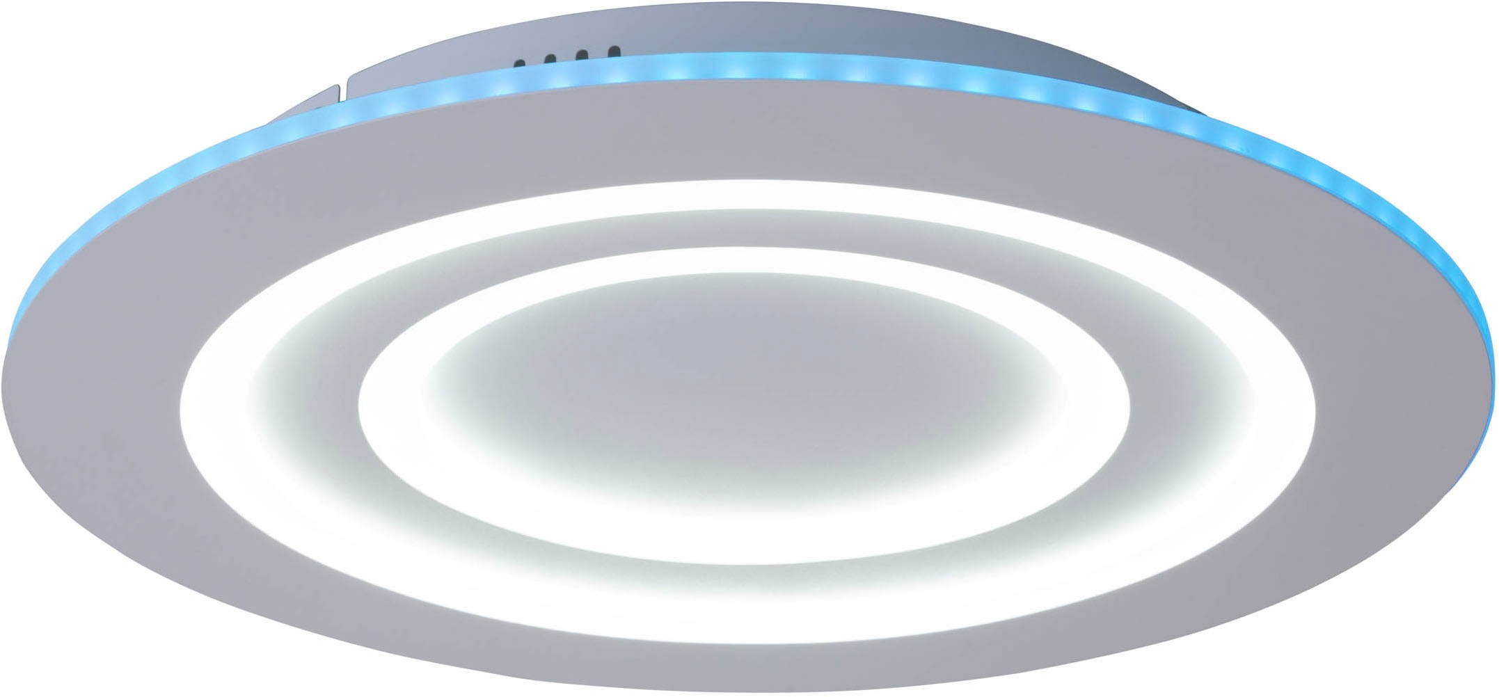 näve LED Deckenleuchte »Mirel«, 1 flammig, Leuchtmittel LED-Modul | LED fest integriert, RGB, CCT, Memory, Nachtlicht, stufenlos dimmbar per Funk-Fernbedienung