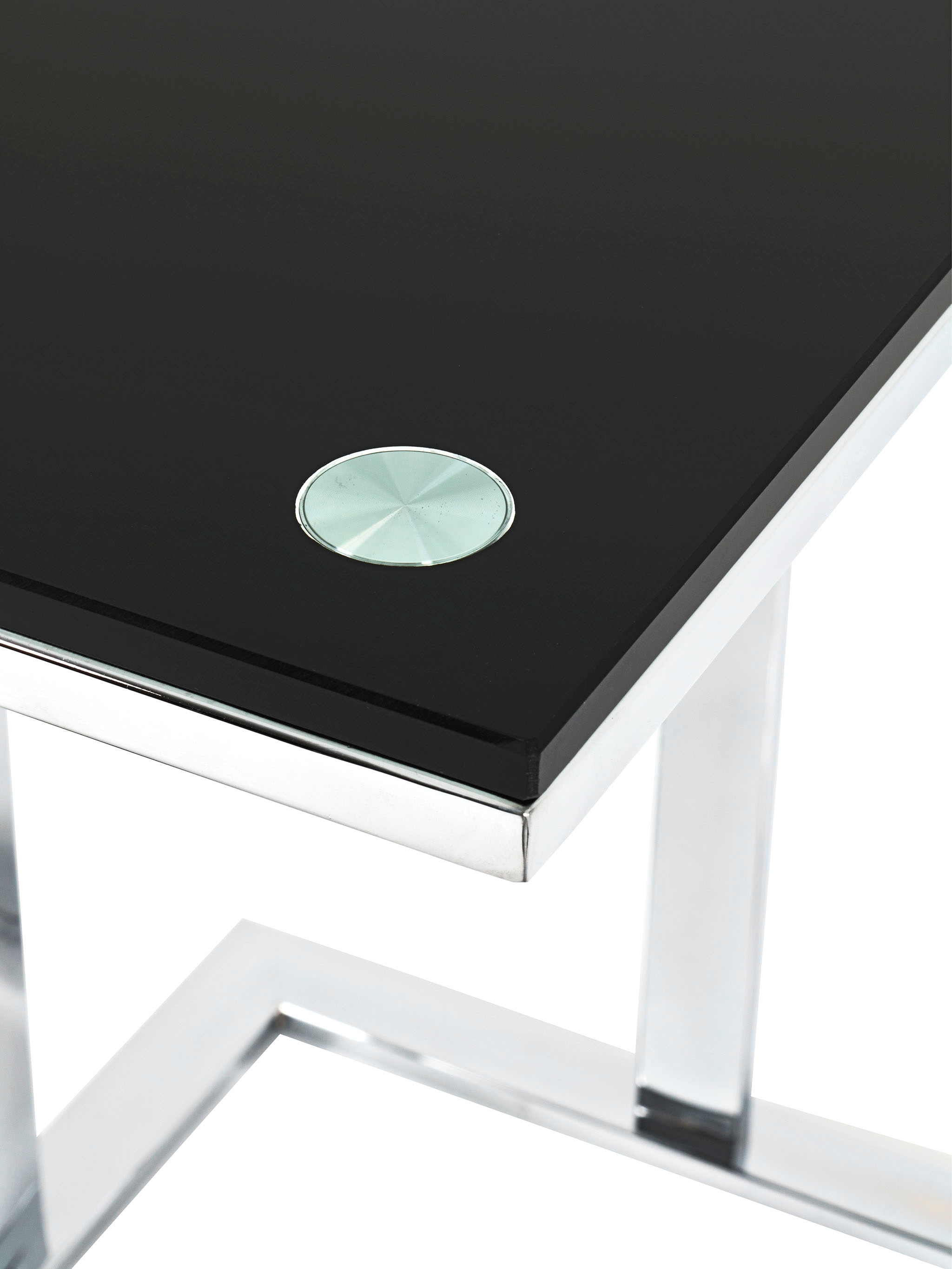 HAKU Beistelltisch »Sofatisch, Wohnzimmertisch« 1 Stk. tlg. rechteckig - aus Metall Silber B/T/H 54/37/58 cm