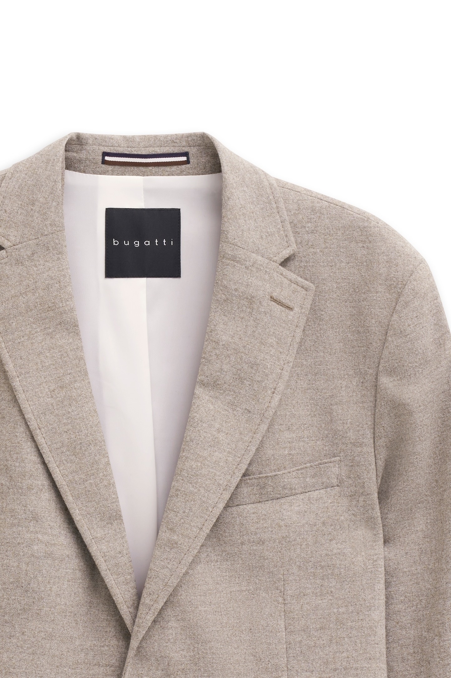 bugatti Anzugsakko »Modern Fit«, mit Reverskragen aus einem Wolle-Mix