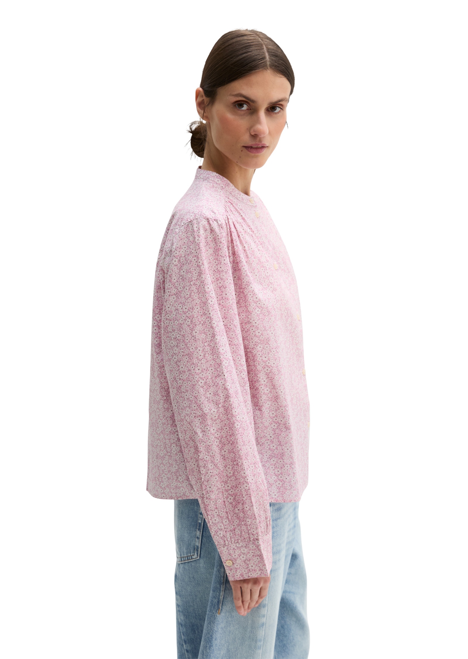 Marc O'Polo Langarmbluse »aus leichter Papertouch-Popeline«