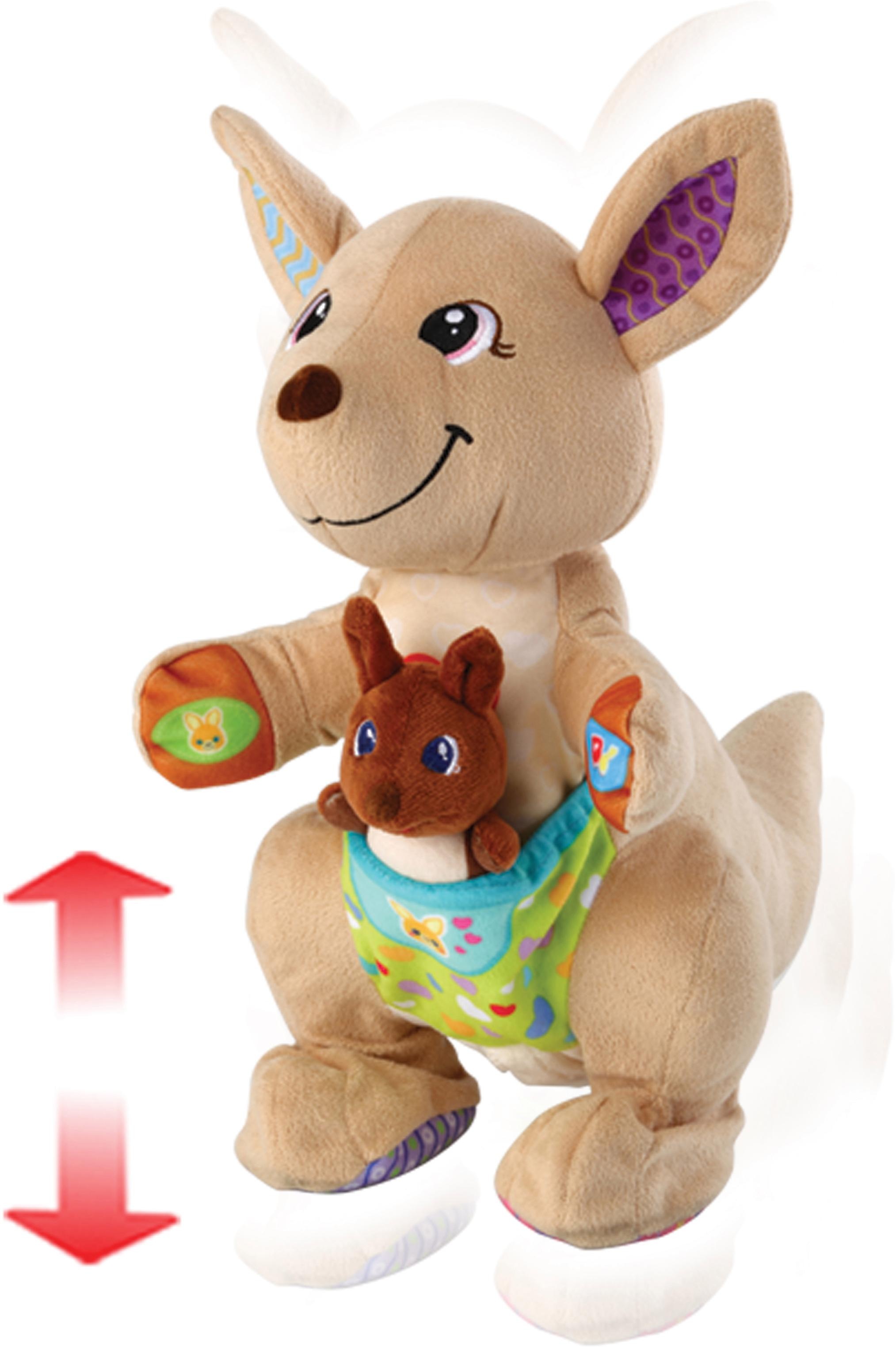 Vtech® Kuscheltier »VTechBaby, Hüpf-mit-mir-Känguru«, (2 St.)