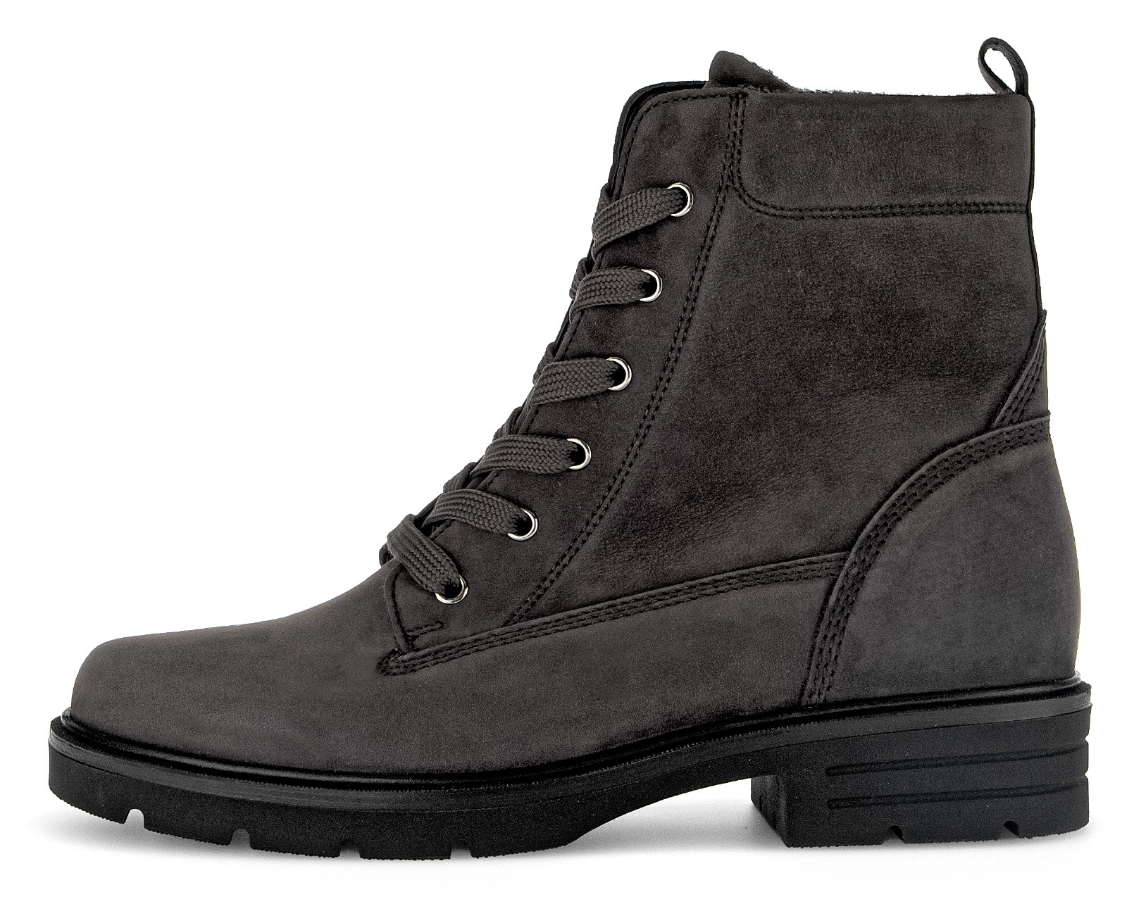 Gabor Schnürboots, Blockabsatz, Schnürstiefelette, praktischer Innenreißverschluss