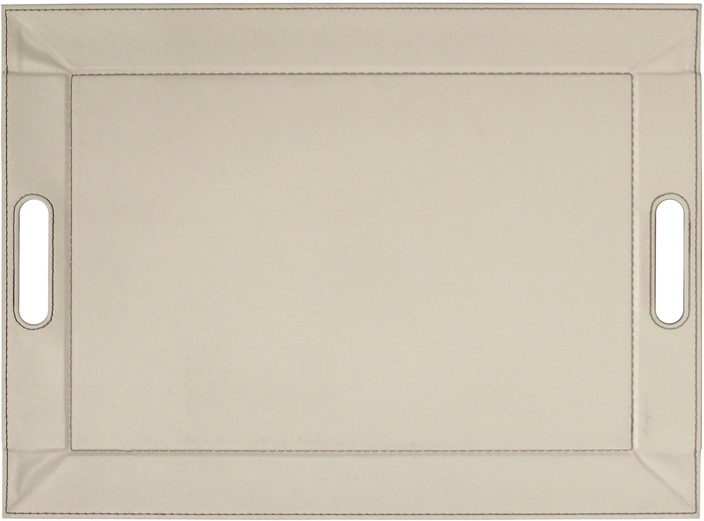 freeform Tablett, (1 tlg.), Kunstleder, 2-farbig