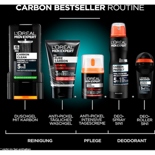 L\'ORÉAL PARIS MEN EXPERT Hautreinigungs-Set »Men Expert Carbon Bag« online  bestellen | BAUR