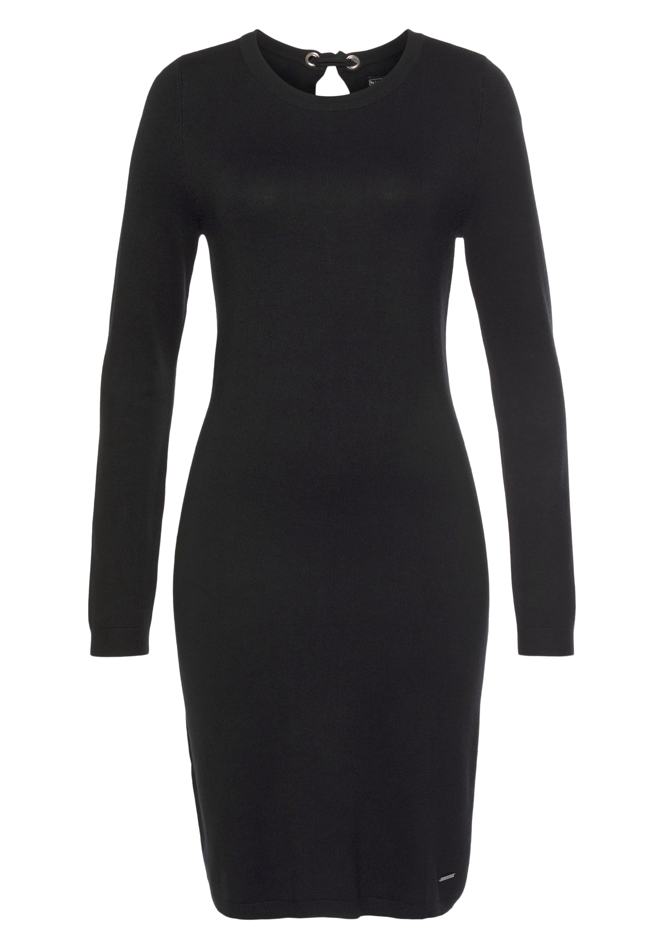 Laura Scott Strickkleid, sommerliche Anlässe, kurzes Kleid, femininer Stil