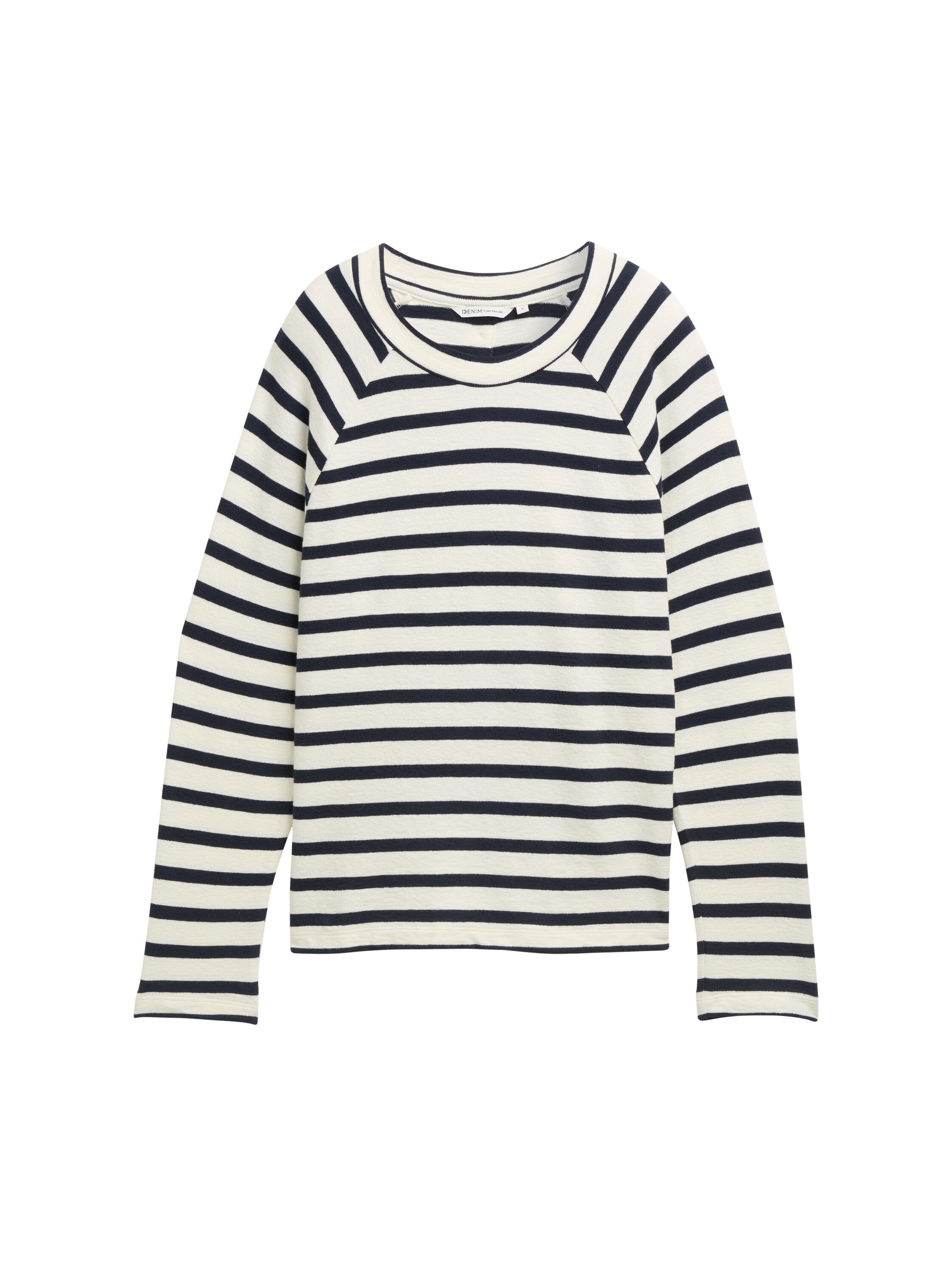 TOM TAILOR Denim Langarmshirt, mit Streifenmuster