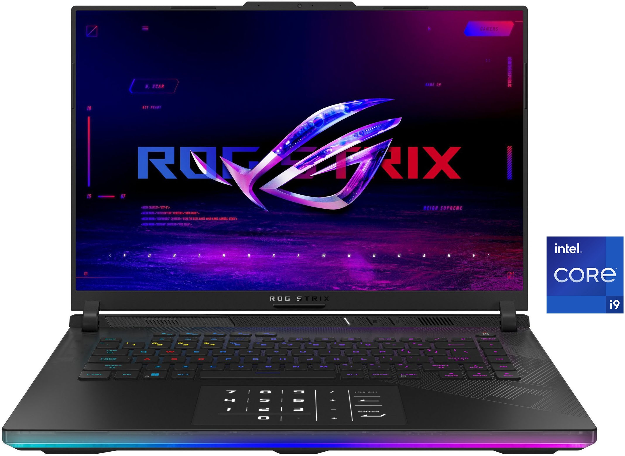 Notebook »ROG Strix Scar 16 G634JYR-RA029W 16" i9-14900HX/32GB/1T W11H«, 40,6 cm, / 16...