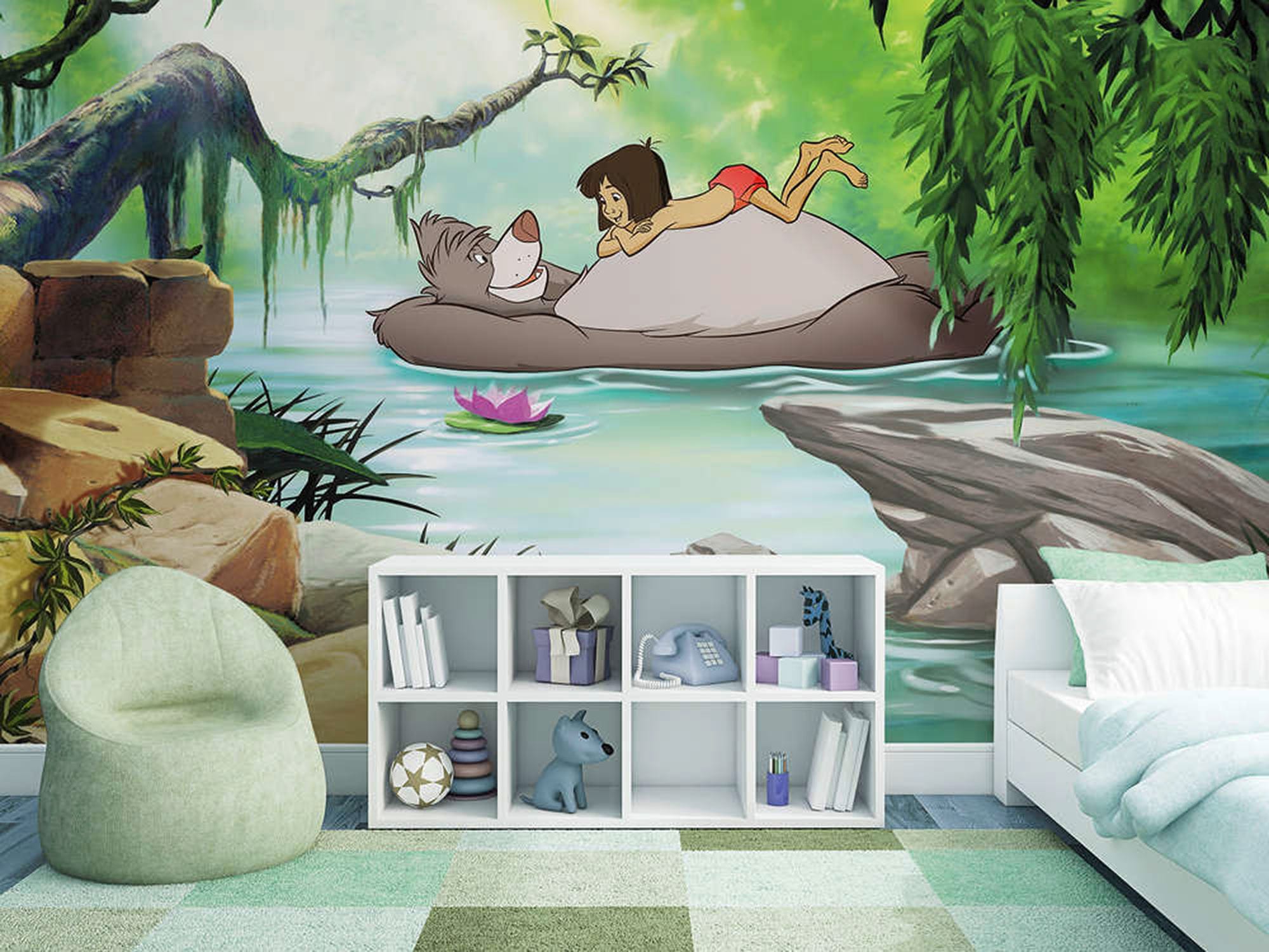 Komar Fototapete »Jungle book swimming with Baloo«, 368x254 cm (Breite x  Höhe) bestellen | BAUR
