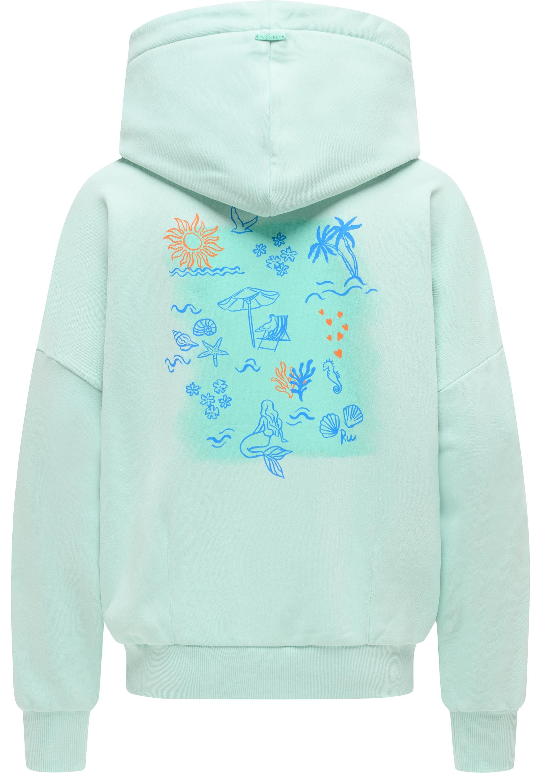 Thumbnail - Ragwear Kapuzenpullover "Pirita PP" oversized Damen Hoodie mit Print-Akzenten