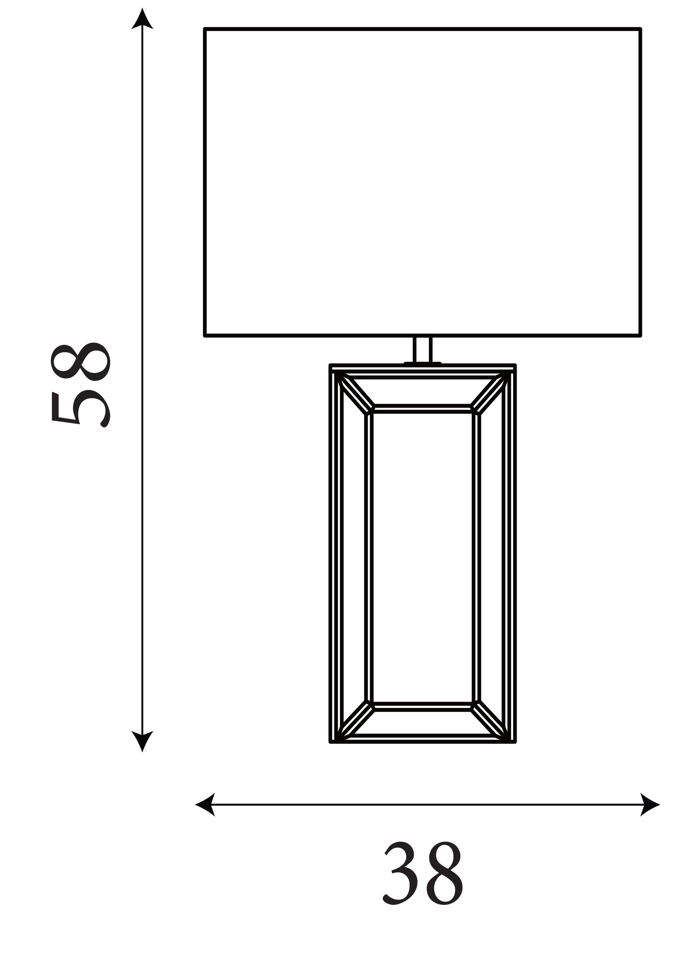Searchlight Tischleuchte »Mirror-Tischleuchte - Spiegelglas und weißer Schirm« E27 1 Stk.