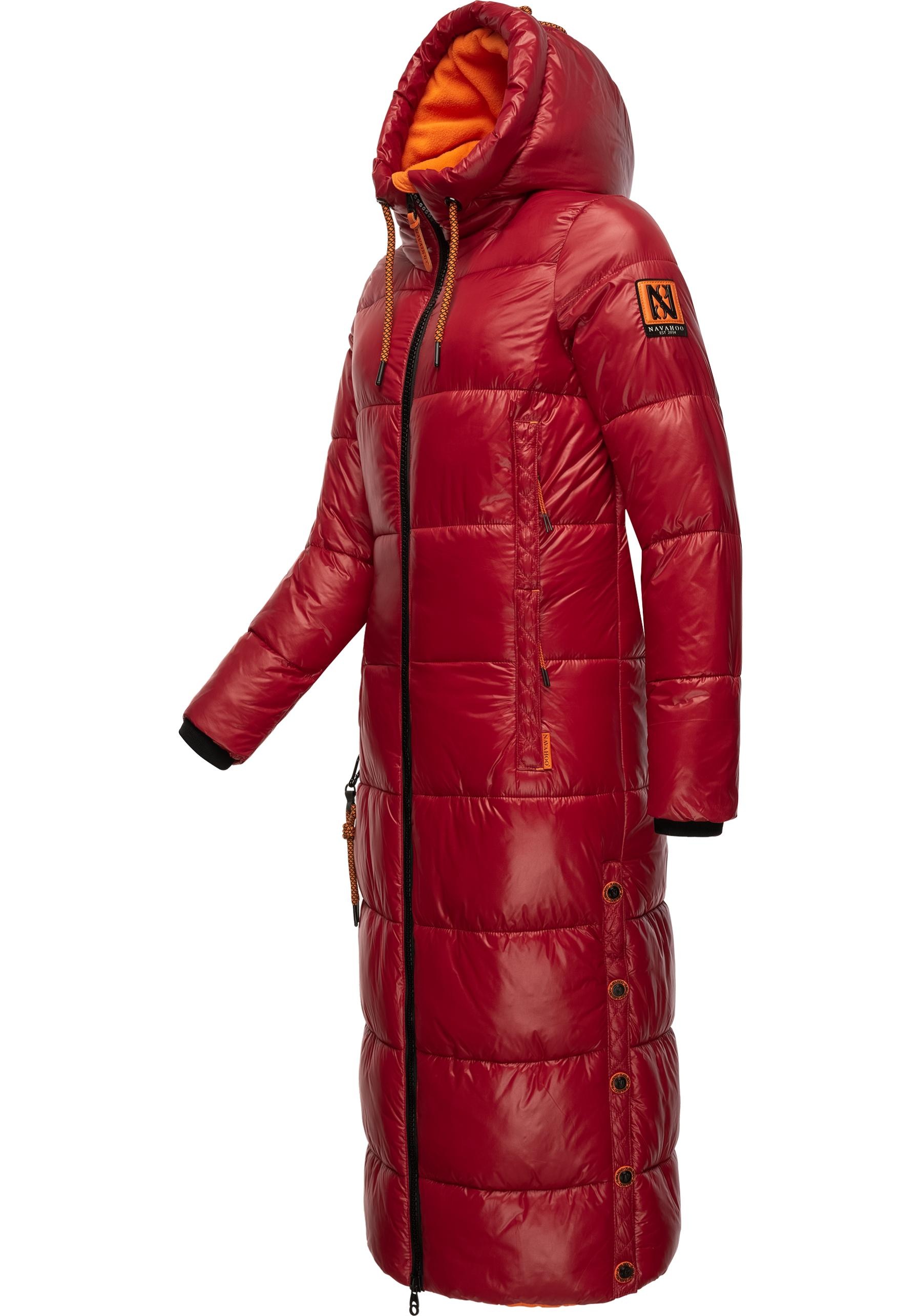 Navahoo Steppmantel "Schmuseengel", warm gefütterte Winter Steppjacke mit K günstig online kaufen