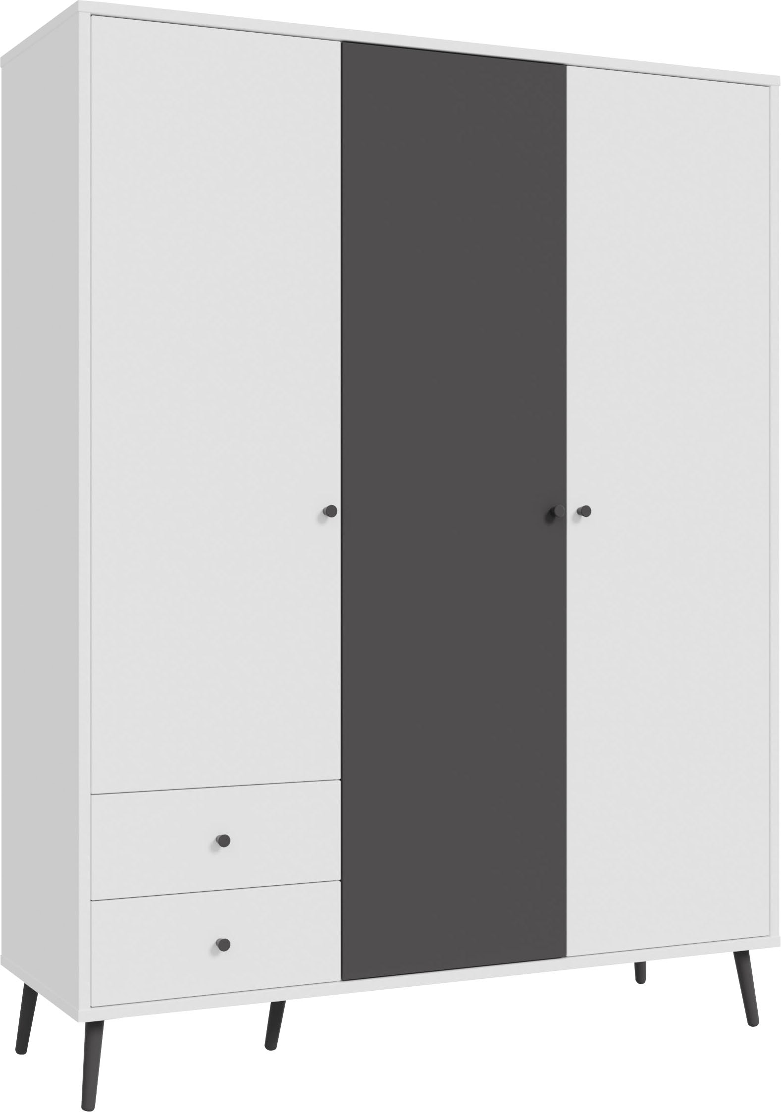 FORTE Kleiderschrank "Harllson, EasyKlix by Forte, Aufbau ohne Werkzeug + S günstig online kaufen