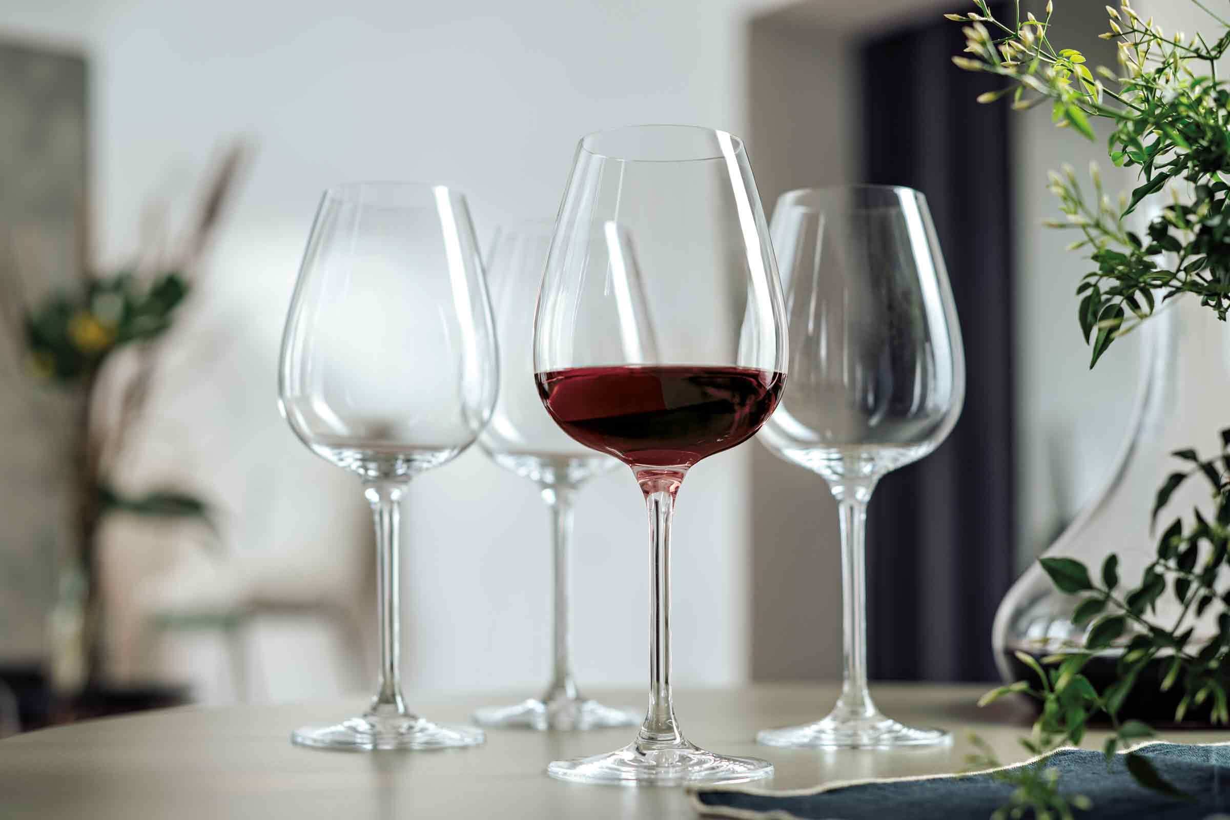 Villeroy & Boch Rotweinglas »Rotweingläser Purismo Wine 200 ml 4er Set transparent« Spülmaschinenfest