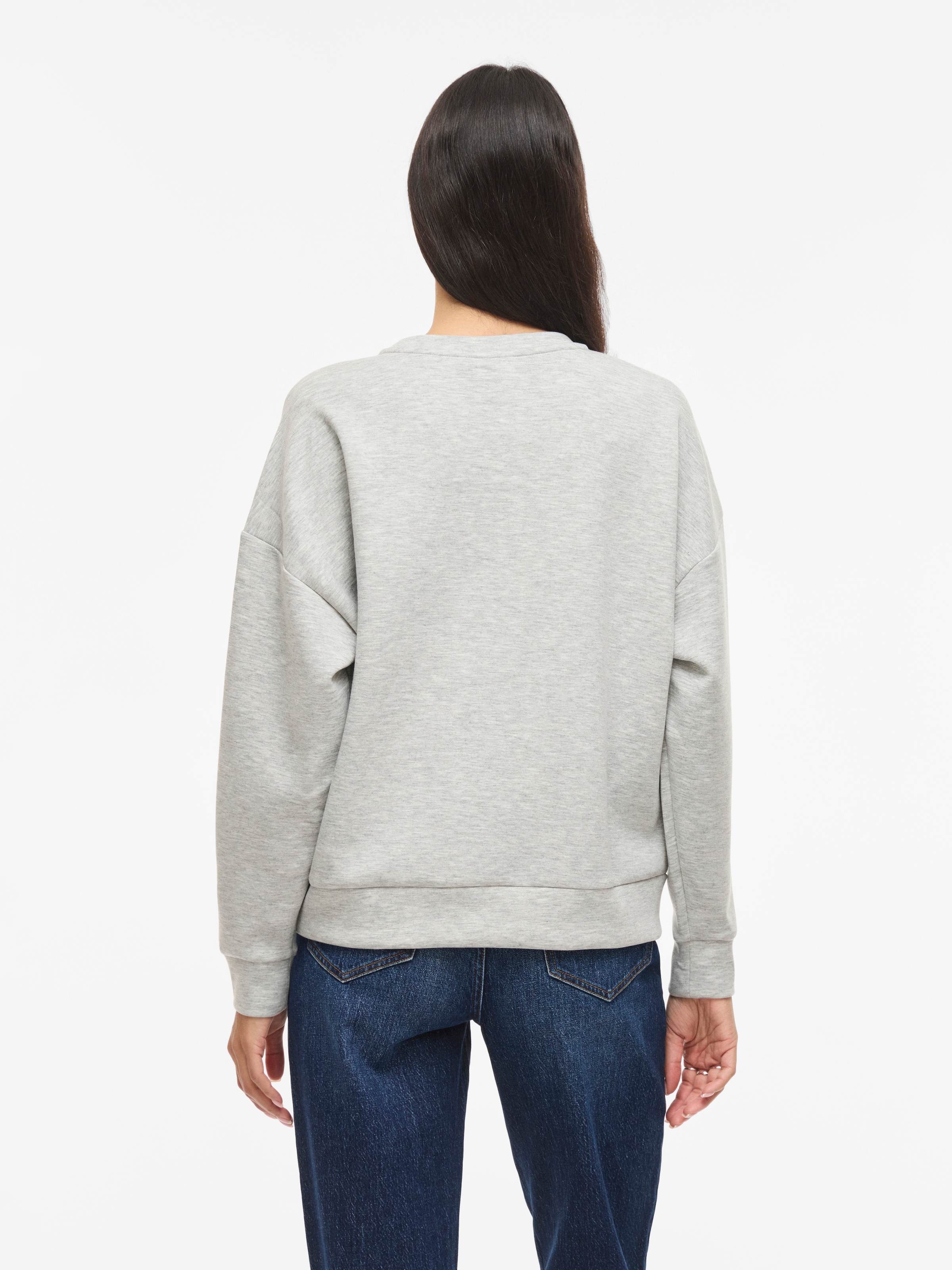 Vila Sweater »VISIFFI IMAGINE O-NECK L/S TOP/PB«
