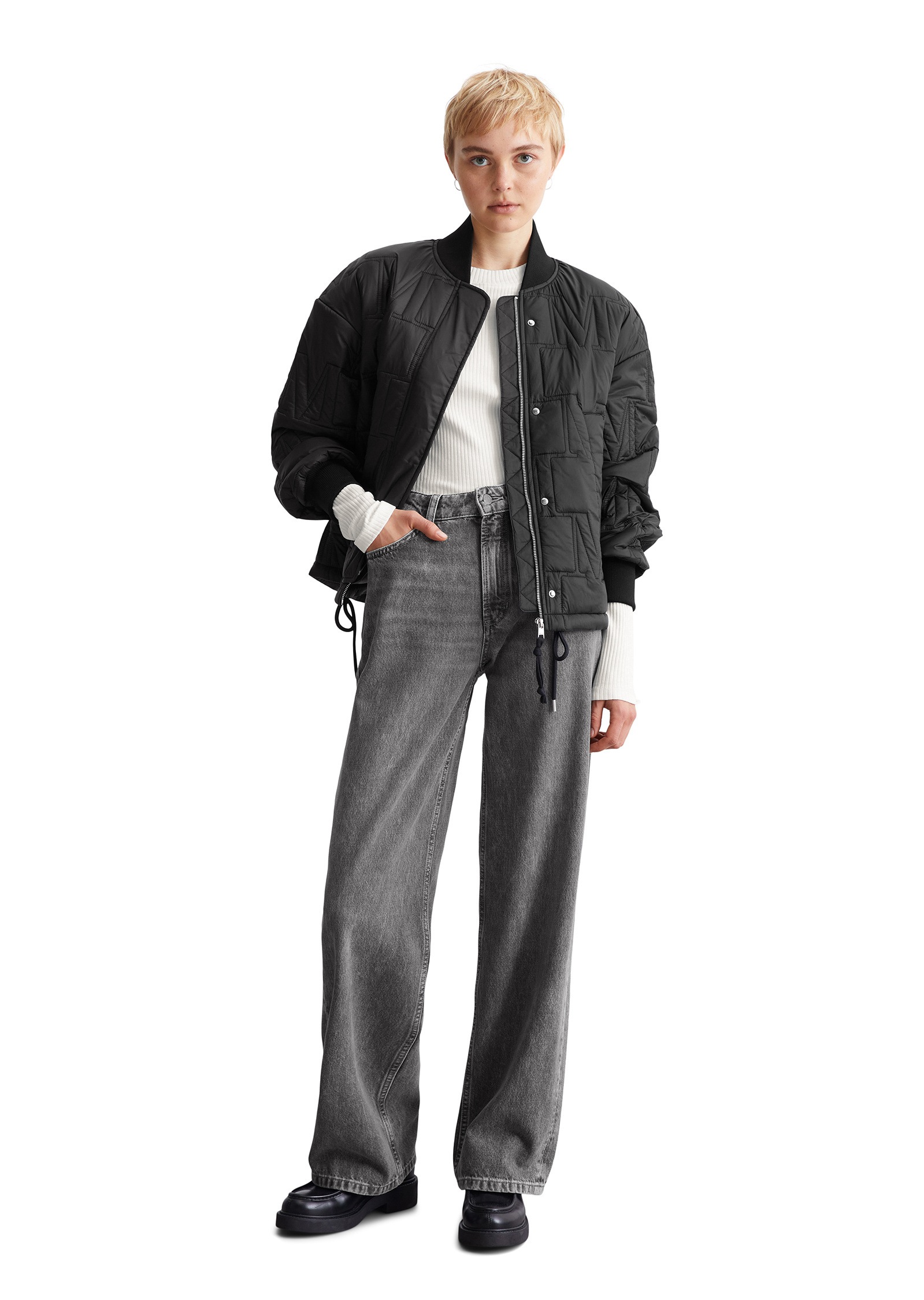 Marc O'Polo DENIM Outdoorjacke »mit wasserabweisender Oberfläche«, ohne Kapuze