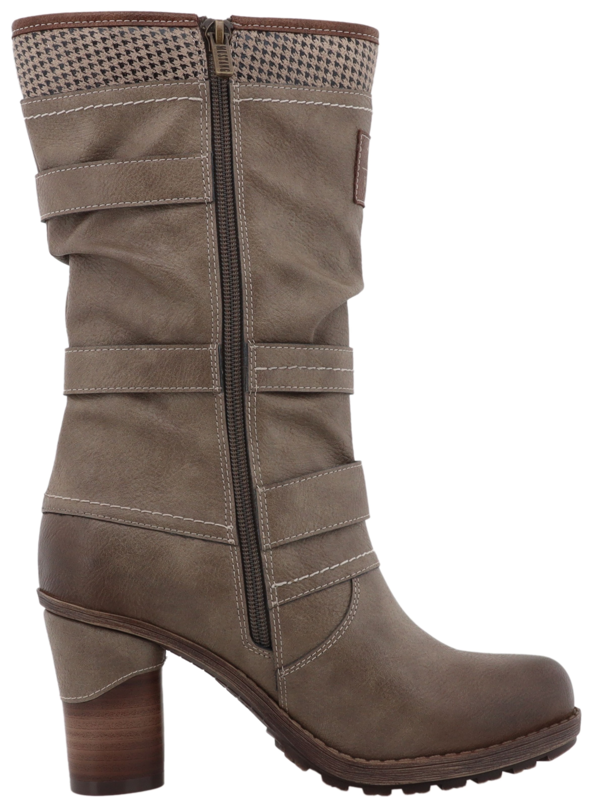 Mustang Shoes Winterstiefel »Palma«, Kurzstiefel, Winterstiefel mit wärmendem Textifutter