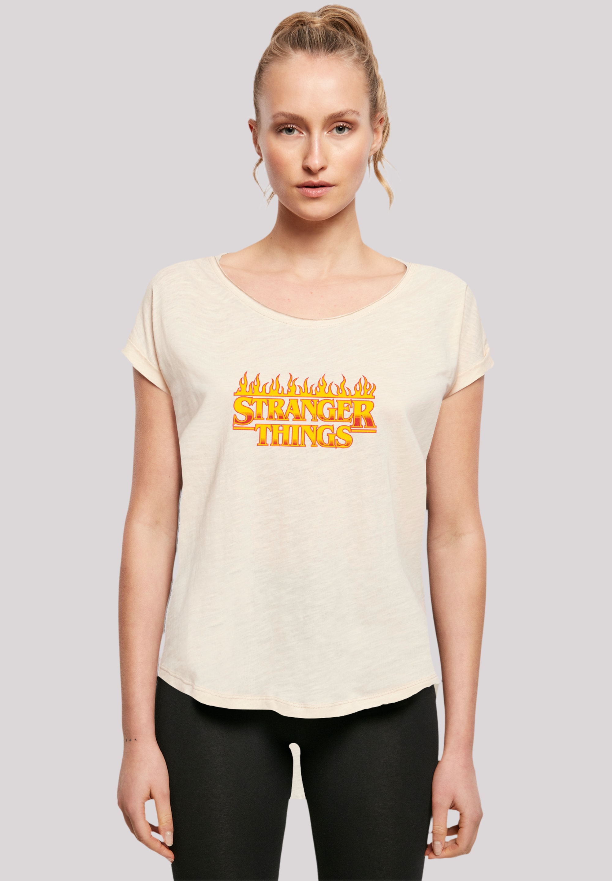 F4NT4STIC T-Shirt »Stranger Things Fire Logo Women Netflix TV Series« Premium Qualität