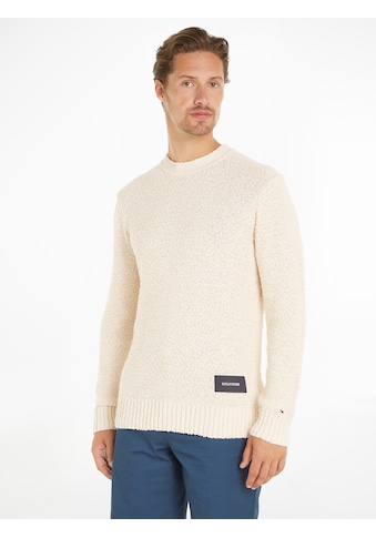 TOMMY HILFIGER Megztinis »SLUB YARN C NK« su Logostic...