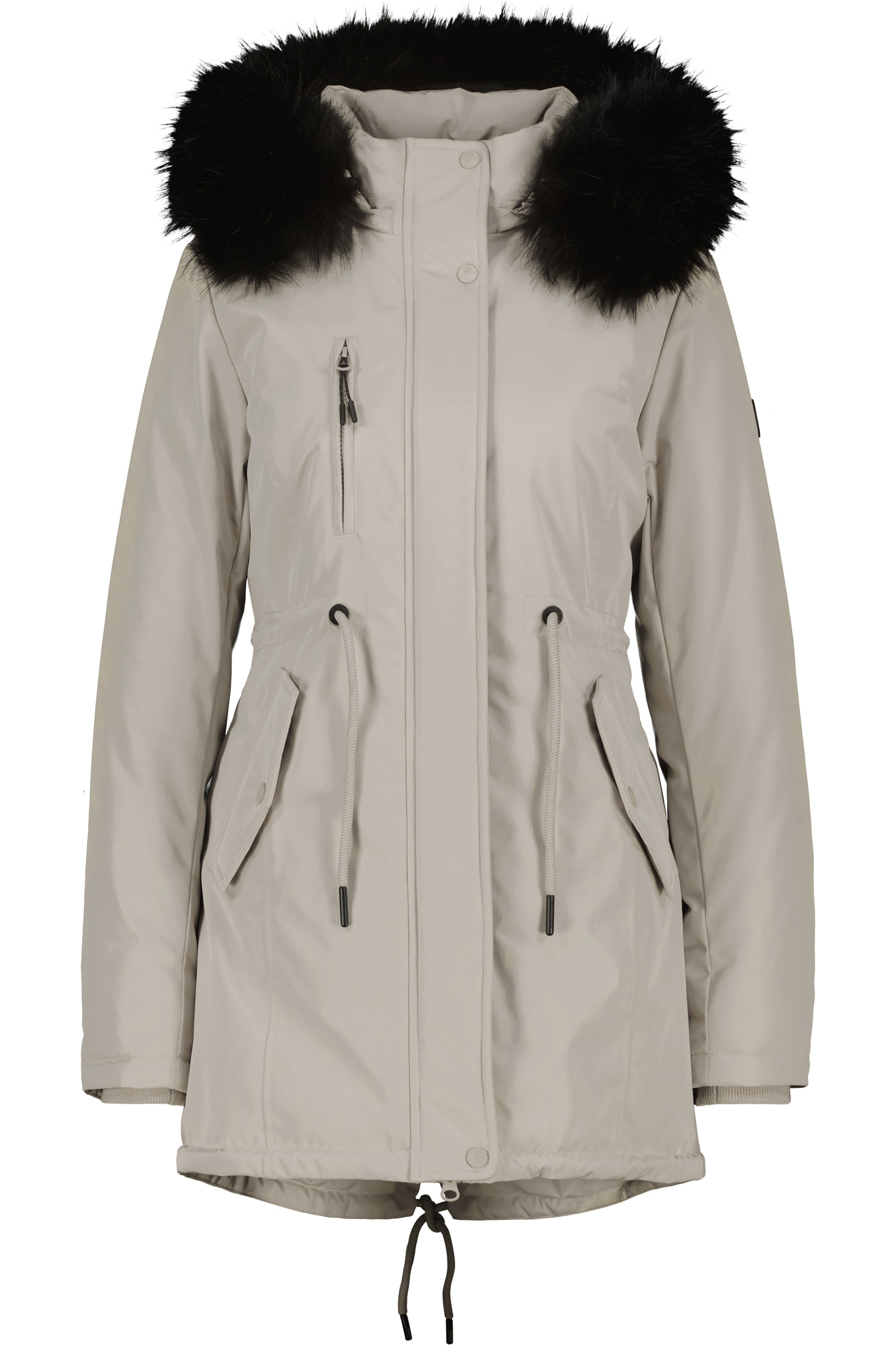 Alife & Kickin "Damen KierseyAK A Winterjacke, gefütterte Jacke" Kurzer Mantel mit weichem Teddy-Innenfutter und abnehmbarer Kapuze