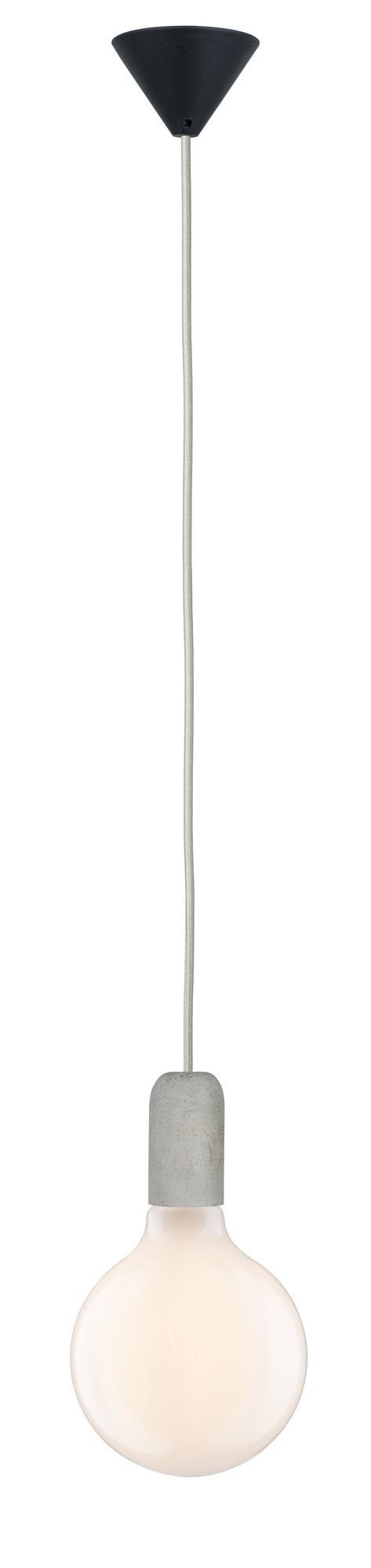 ,LED Pendelleuchte Vintage E27 Grau/Schwarz/Beton