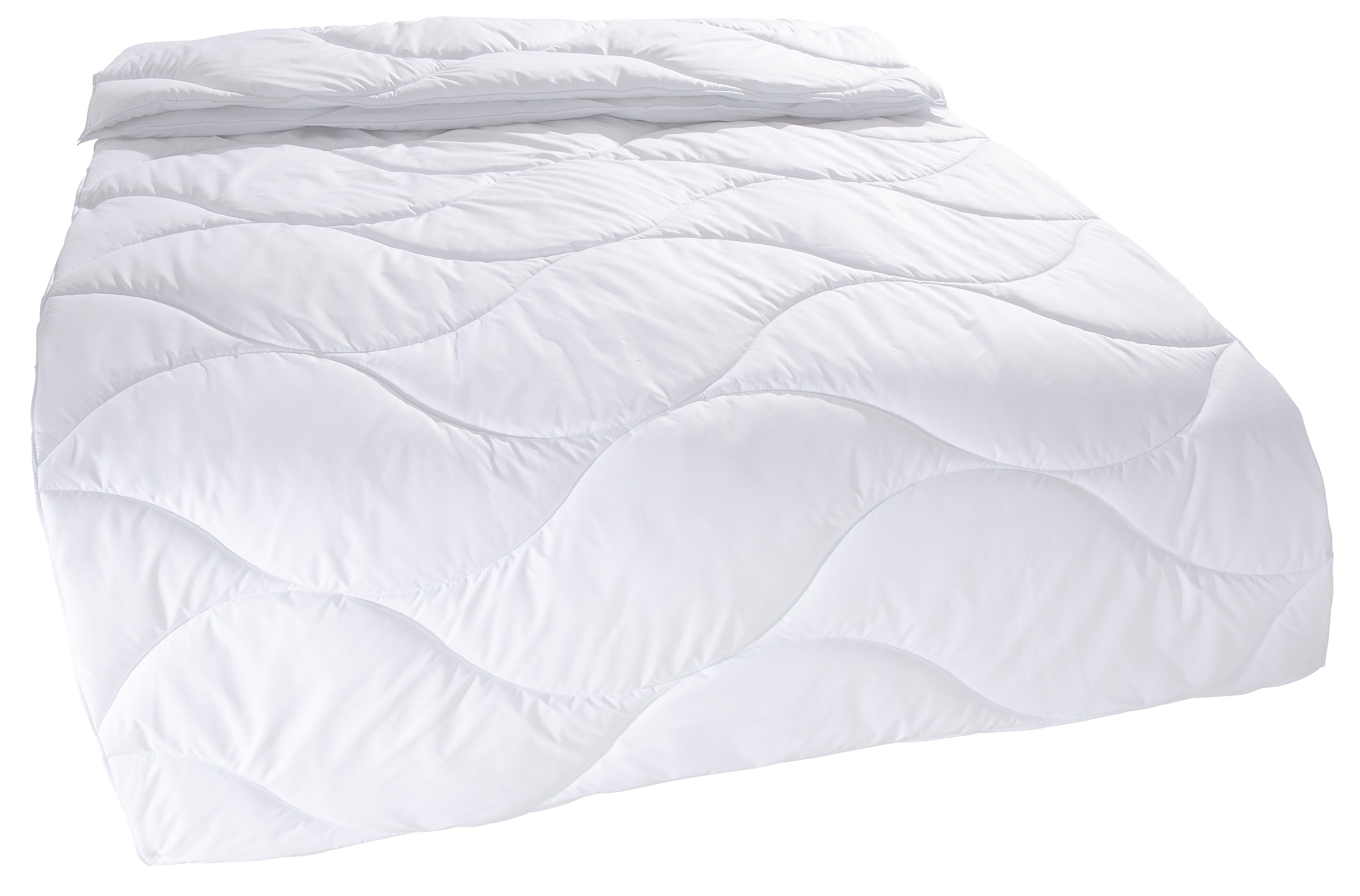 my home Microfaserbettdecke »Caelan, kaufe eine Decke - erhalte die Leichtbettdecke gratis dazu!«, 4-Jahreszeiten, Füllung 100% Polyester, Bezug 100% Polyester, (1 St.), Bettdecke 135x200 cm und 155x220 cm, Sommer, Winter