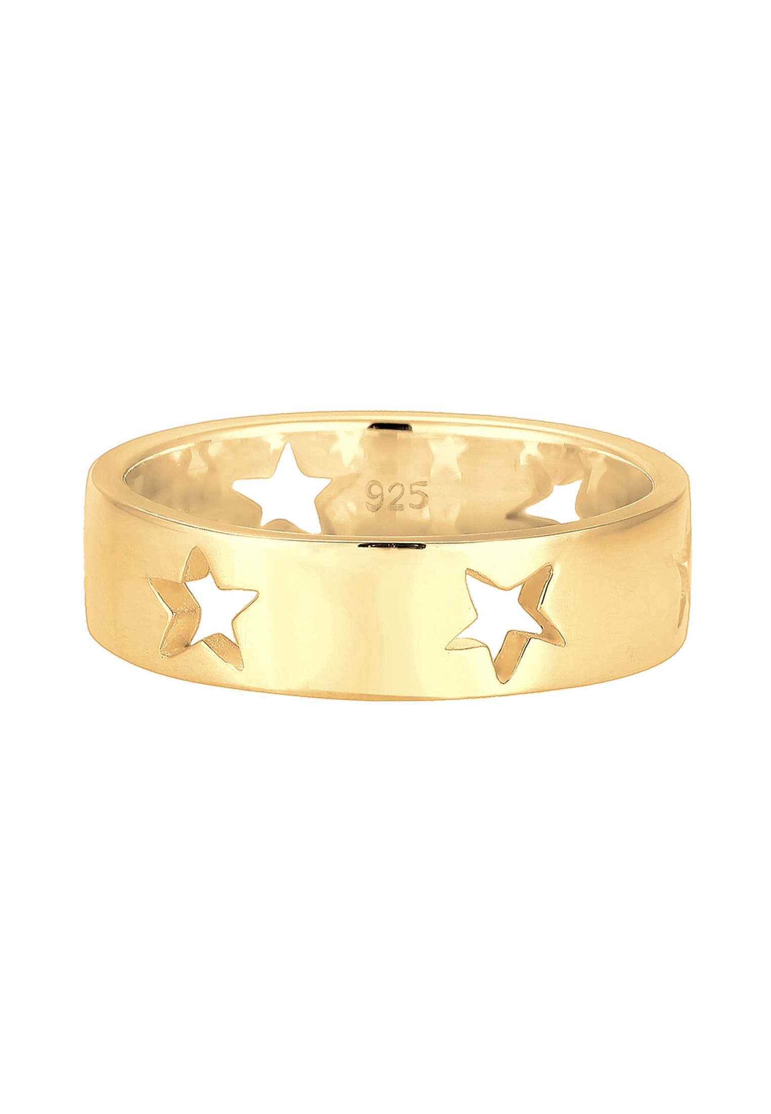 Elli Fingerring »Bandring Stern 925 Sterling Silber«