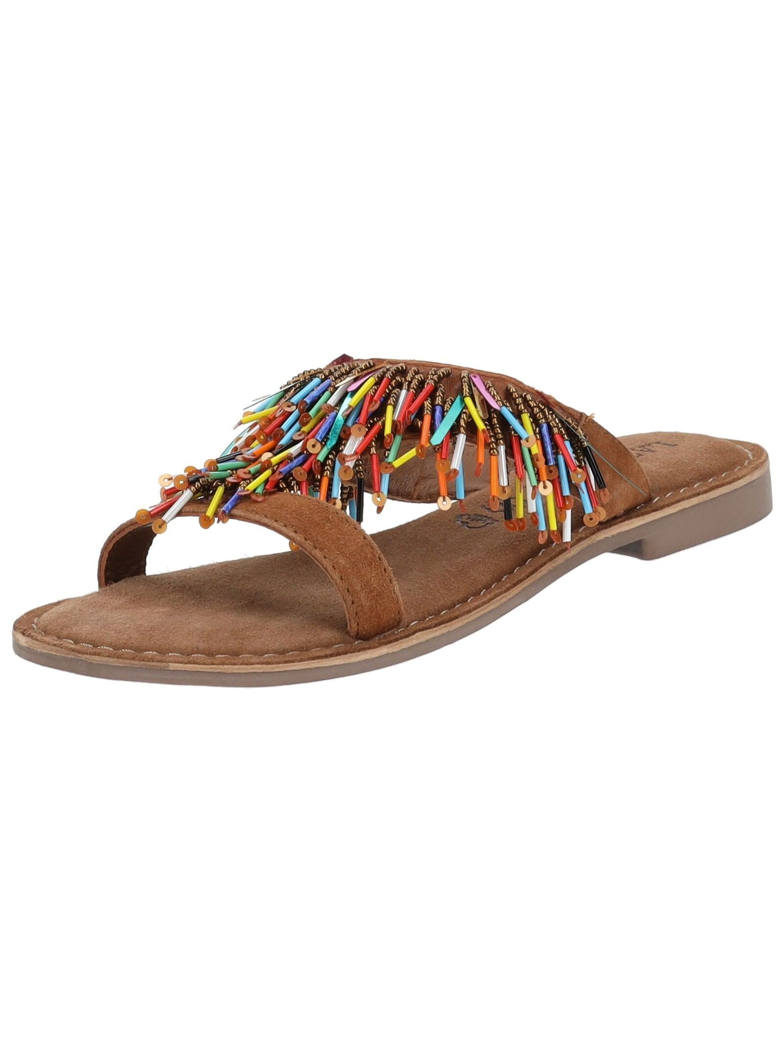 Lazamani Pantolette "Lazamani Pantoletten Leder/Textil" günstig online kaufen