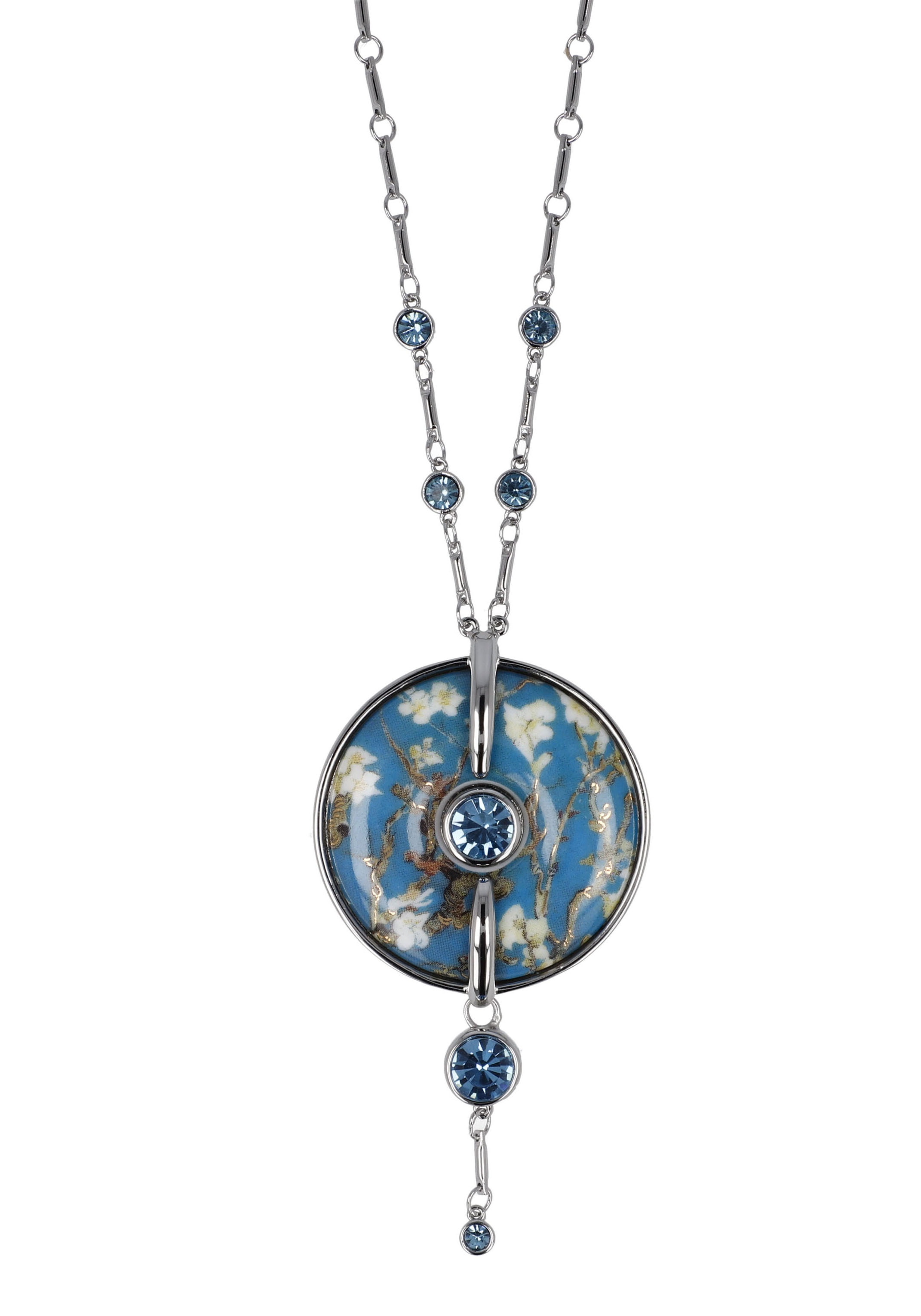 Goebel Kette mit Anhänger »Amulett Mandelbaum Vincent van Gogh 67045251 67045371« mit Glasstein