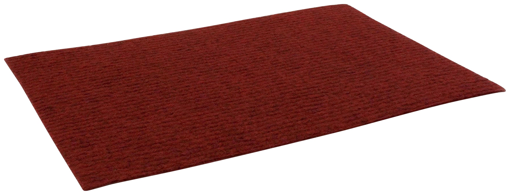 Nadelvliesteppich "MALTA", B : 200cm 1 Stk., 2,5mm, L: 4.700cm, rot, PRIMAFLOR-IDEEN IN TEXTIL, Teppiche, Uni-Farben, strapazierfähig & pflegeleicht,
