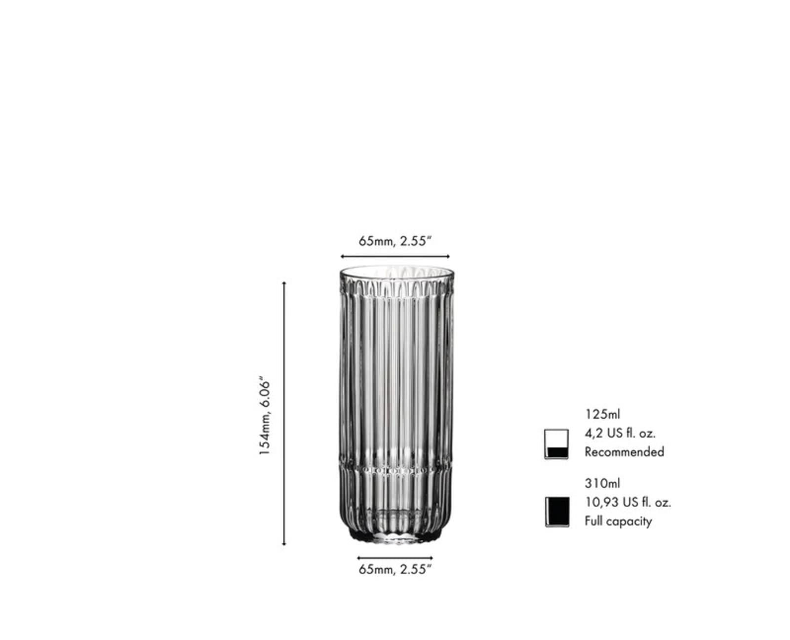 RIEDEL THE WINE GLASS COMPANY Longdrinkglas »Highball Gläser Bar Rituals 310 ml 2er Set transparent« Spülmaschinenfest